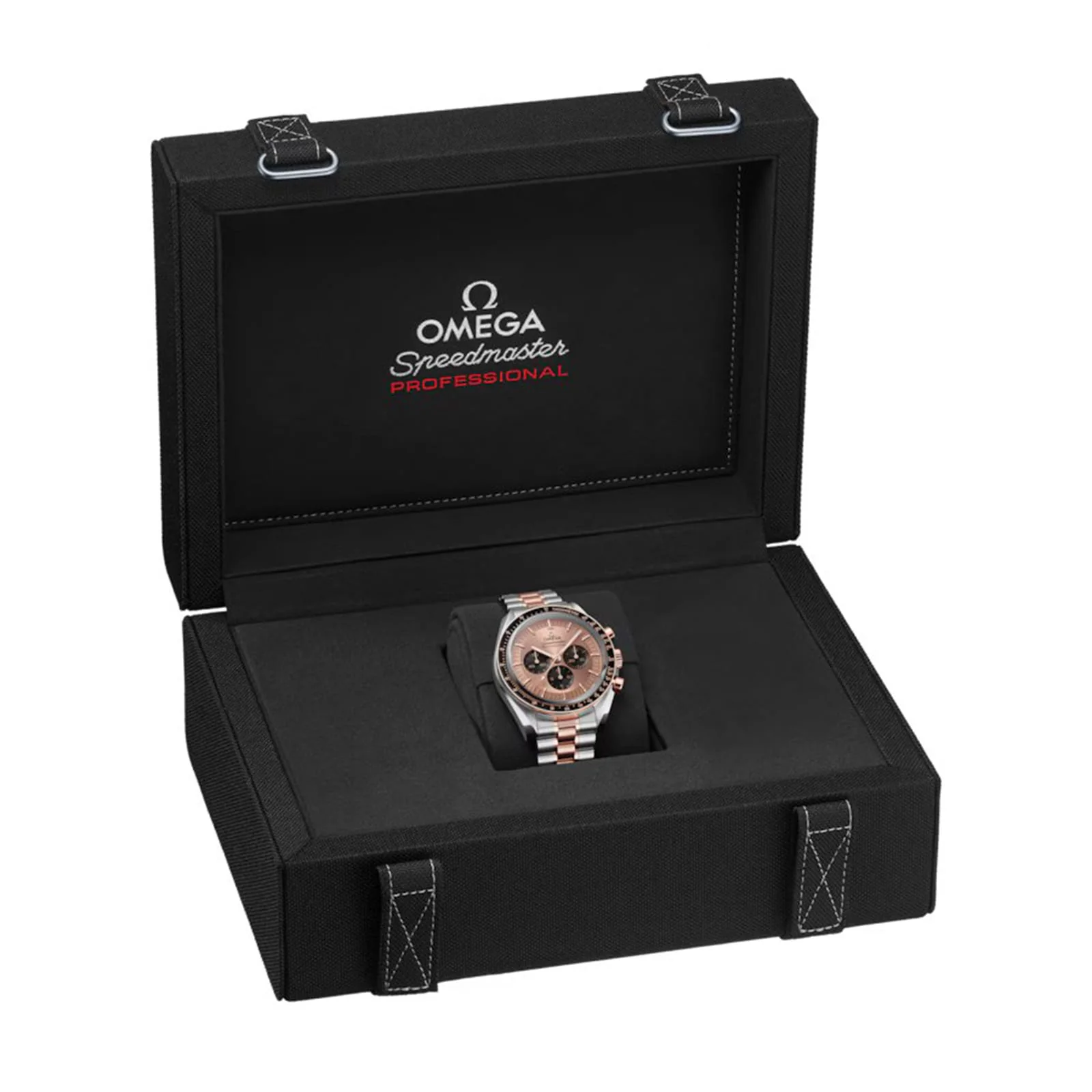 Speedmaster Moonwatch Professional Sedna | 42mm, Two-Tone Steel & 18K Rose Gold, Pink Dial - Image 5