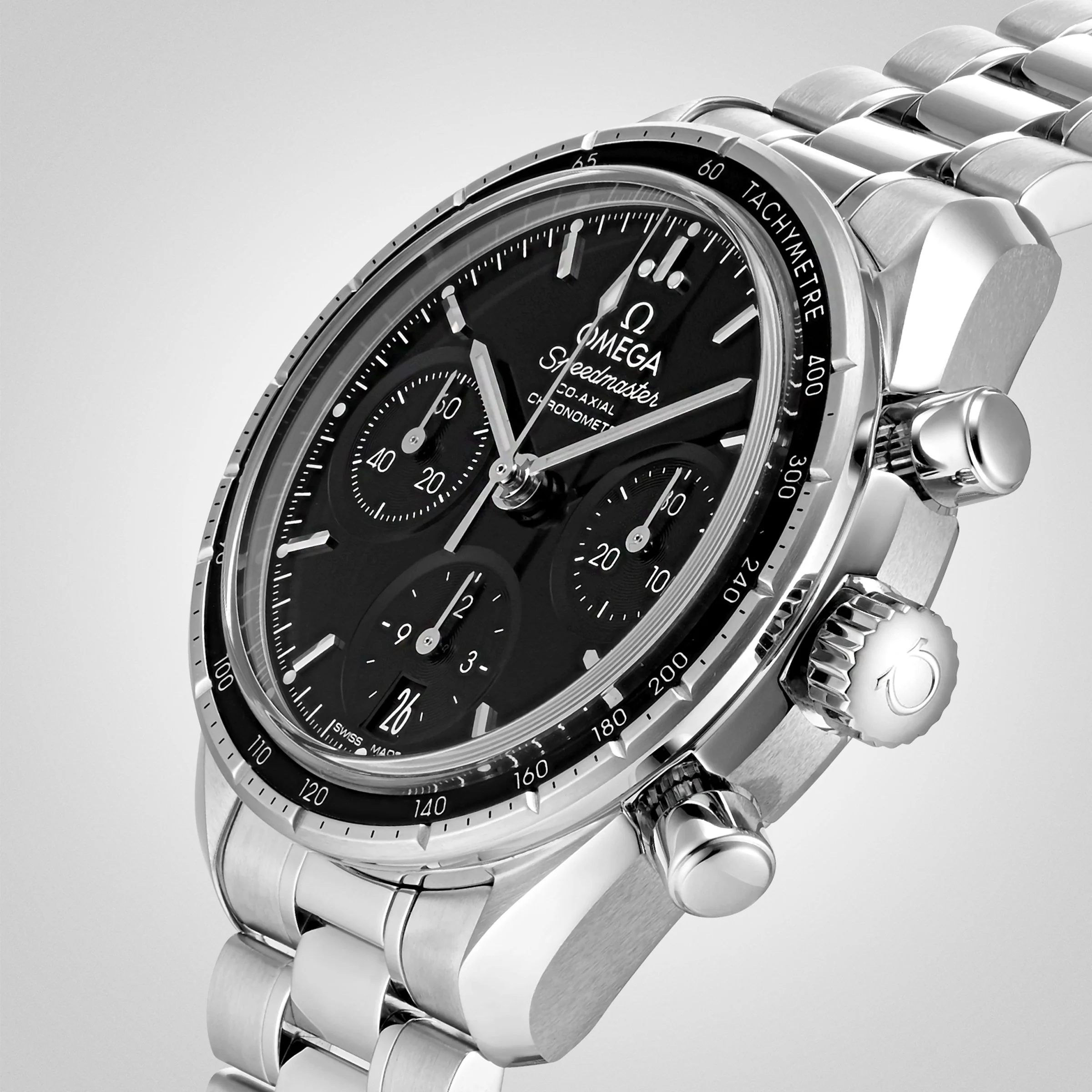 Speedmaster 38 | 38mm, Steel, Black Dial - Image 6