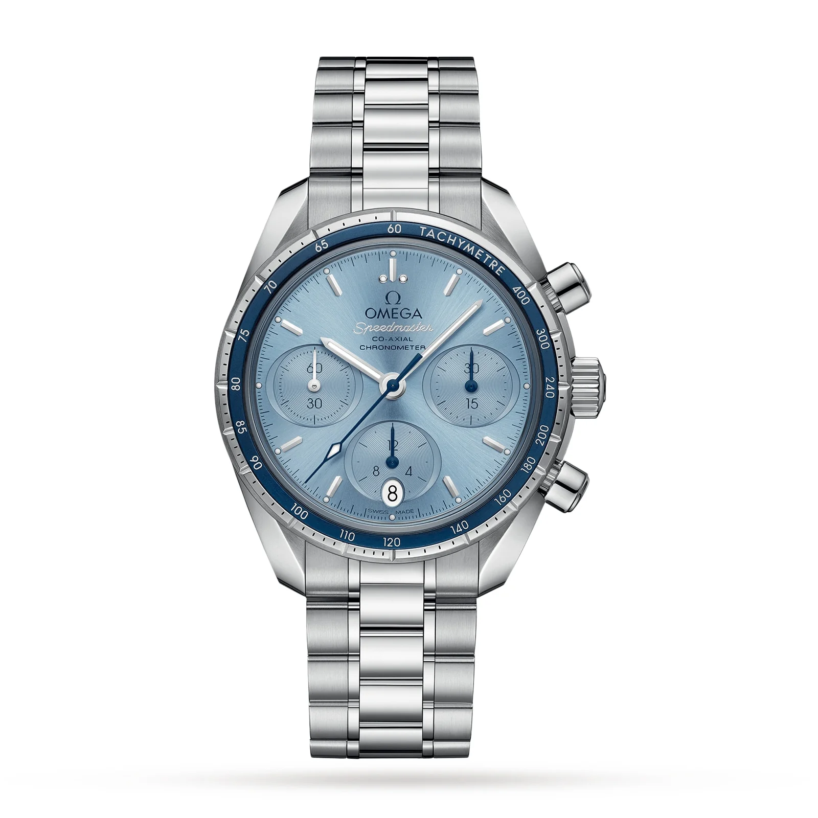Speedmaster 38 | 38mm, Steel, Blue Dial