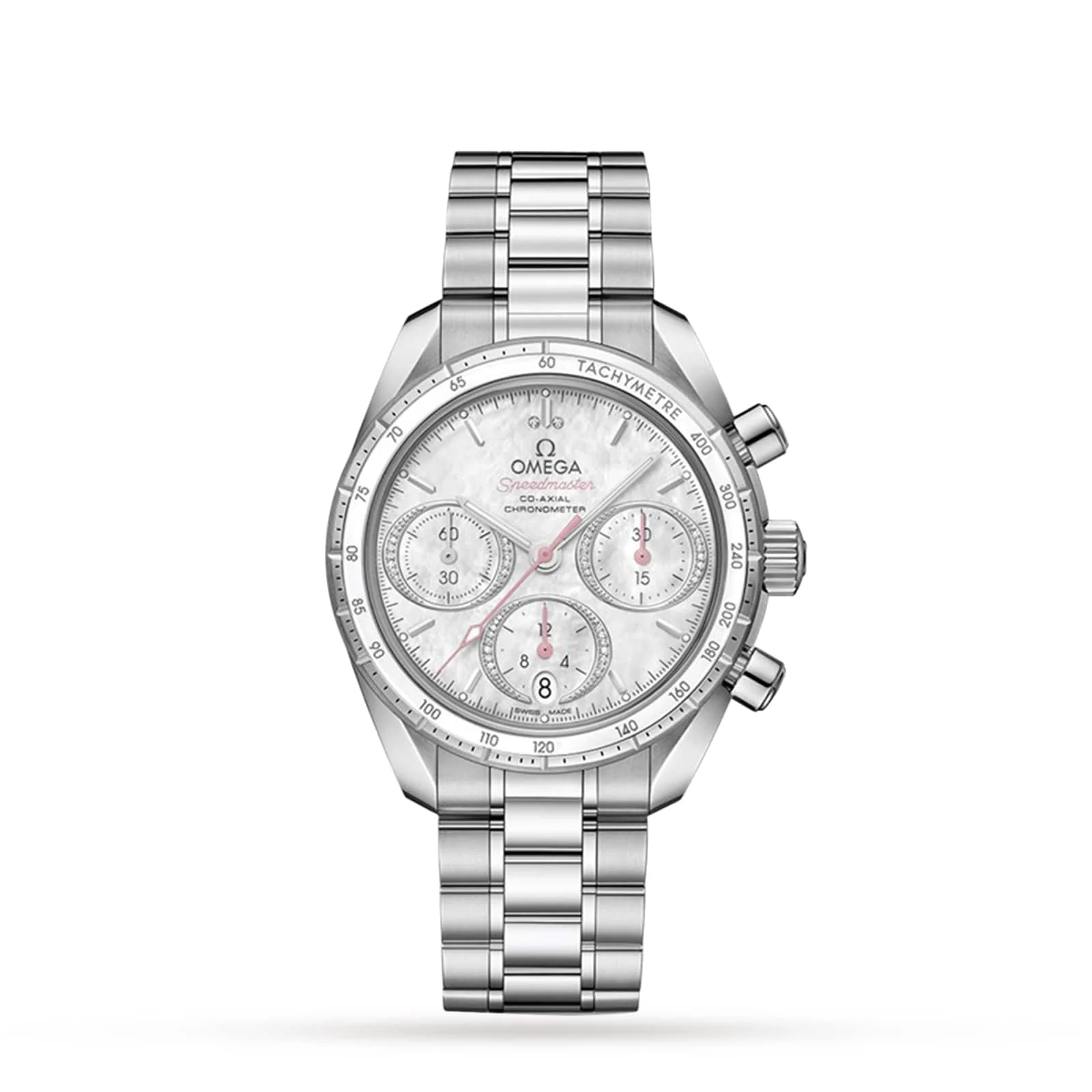 Speedmaster 38 | 38mm, Steel, Diamond White Dial