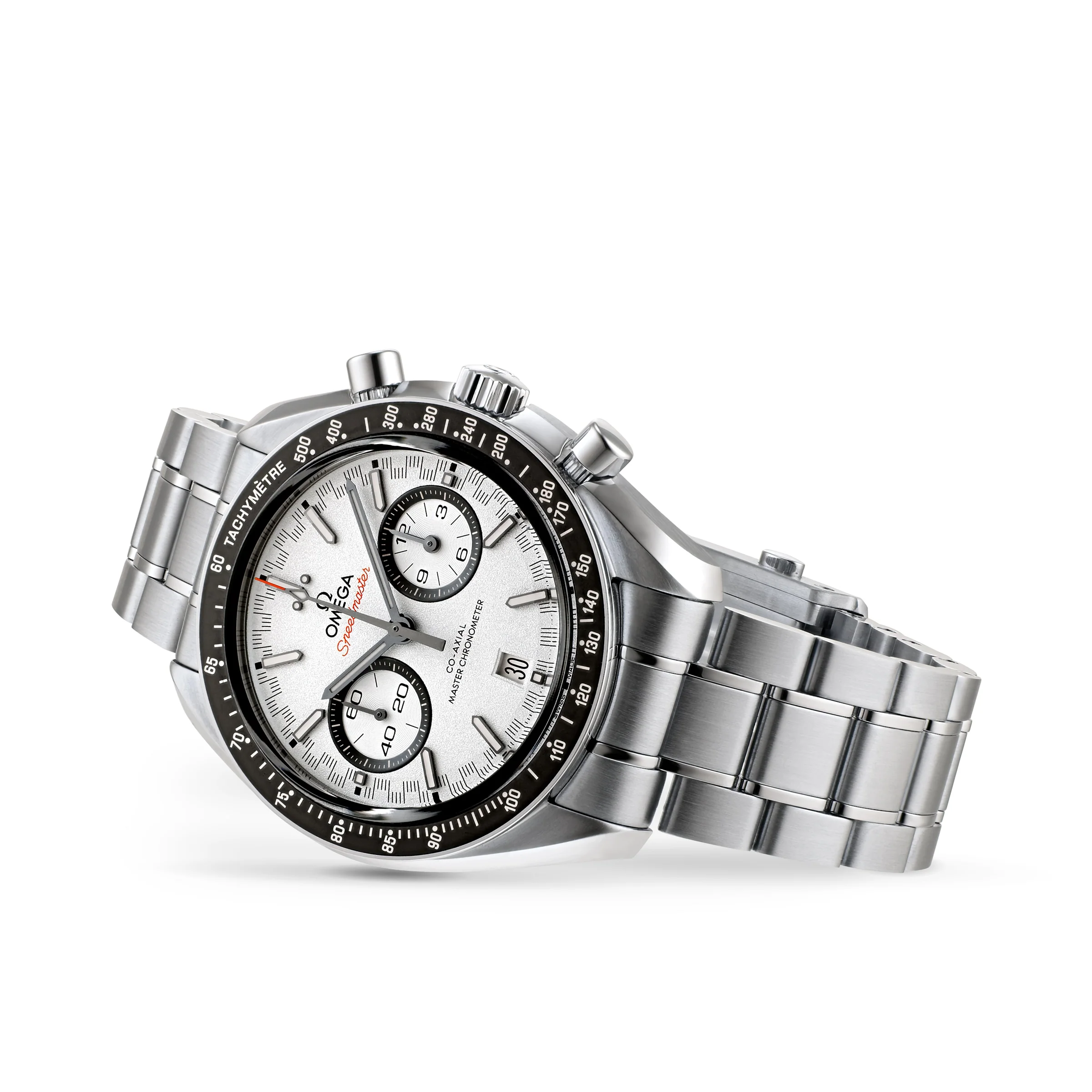 Speedmaster Racing | 44.25mm, Steel, White Dial - Image 2