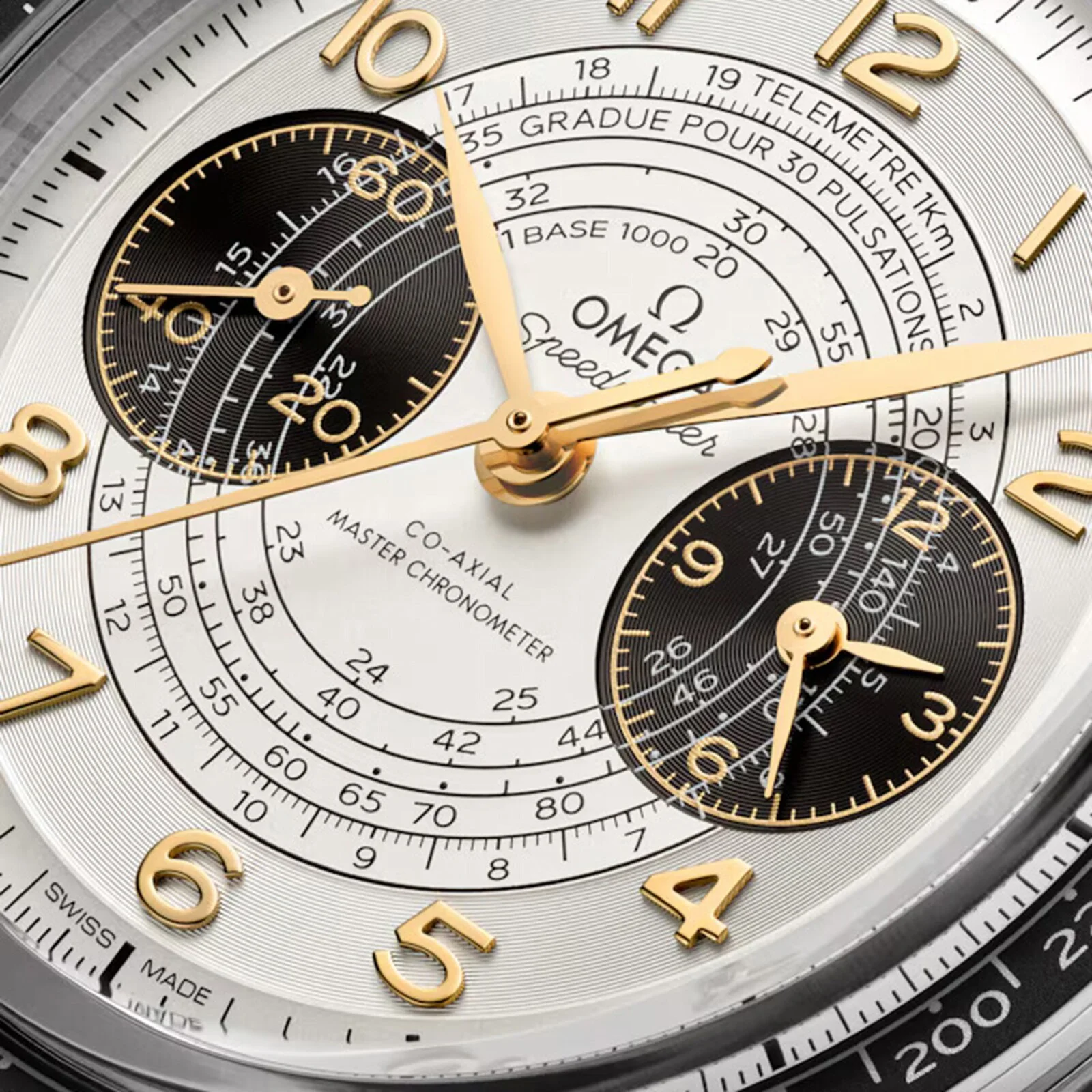 Speedmaster Chronoscope Paris 2024 Olympics | 43mm, Steel, Leather, Silver Dial - Image 2