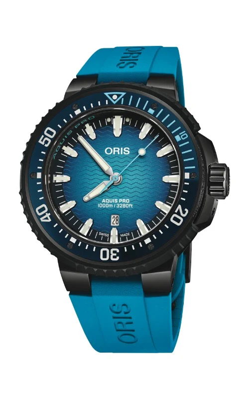 Aquis Pro 1000M | 49.5mm, Ceramic, Rubber, Blue Dial
