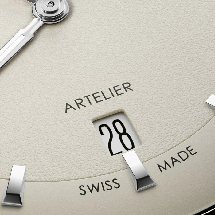 Artelier Date | 38mm, Steel, Leather, White Dial - Image 2