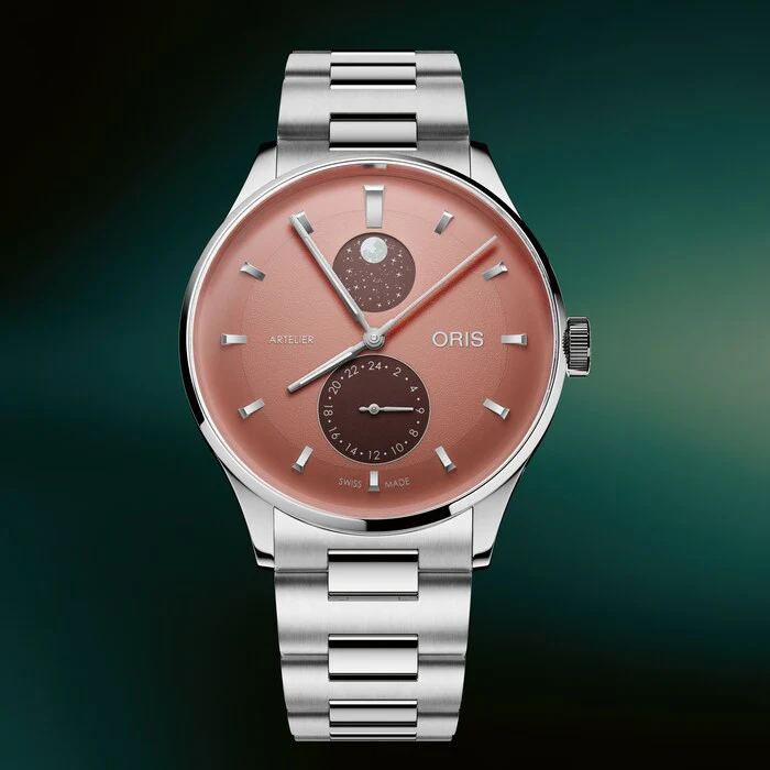 Artelier Complication Moonphase | 39.5mm, Steel, Red Dial - Image 2