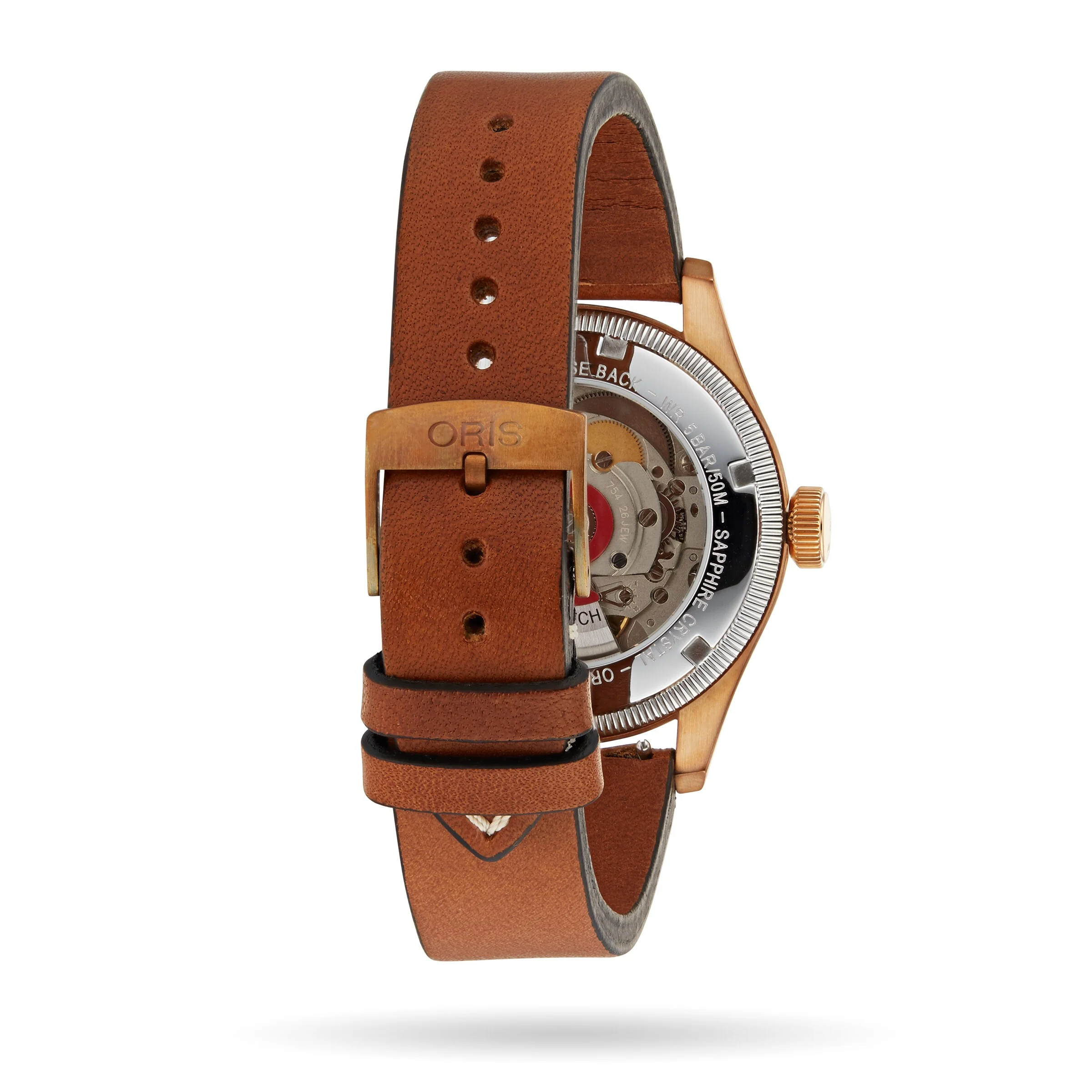 Big Crown Pointer Date 80th Anniversary Edition | 40mm, Bronze, Leather, Green Dial - Image 3
