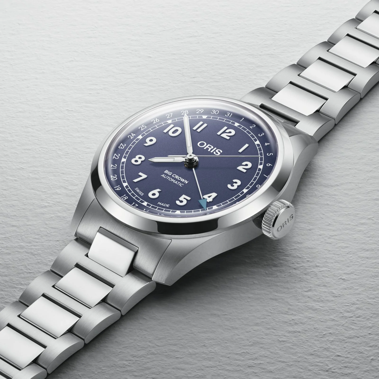 Big Crown Pointer Date | 40mm, Steel, Purple Dial - Image 4