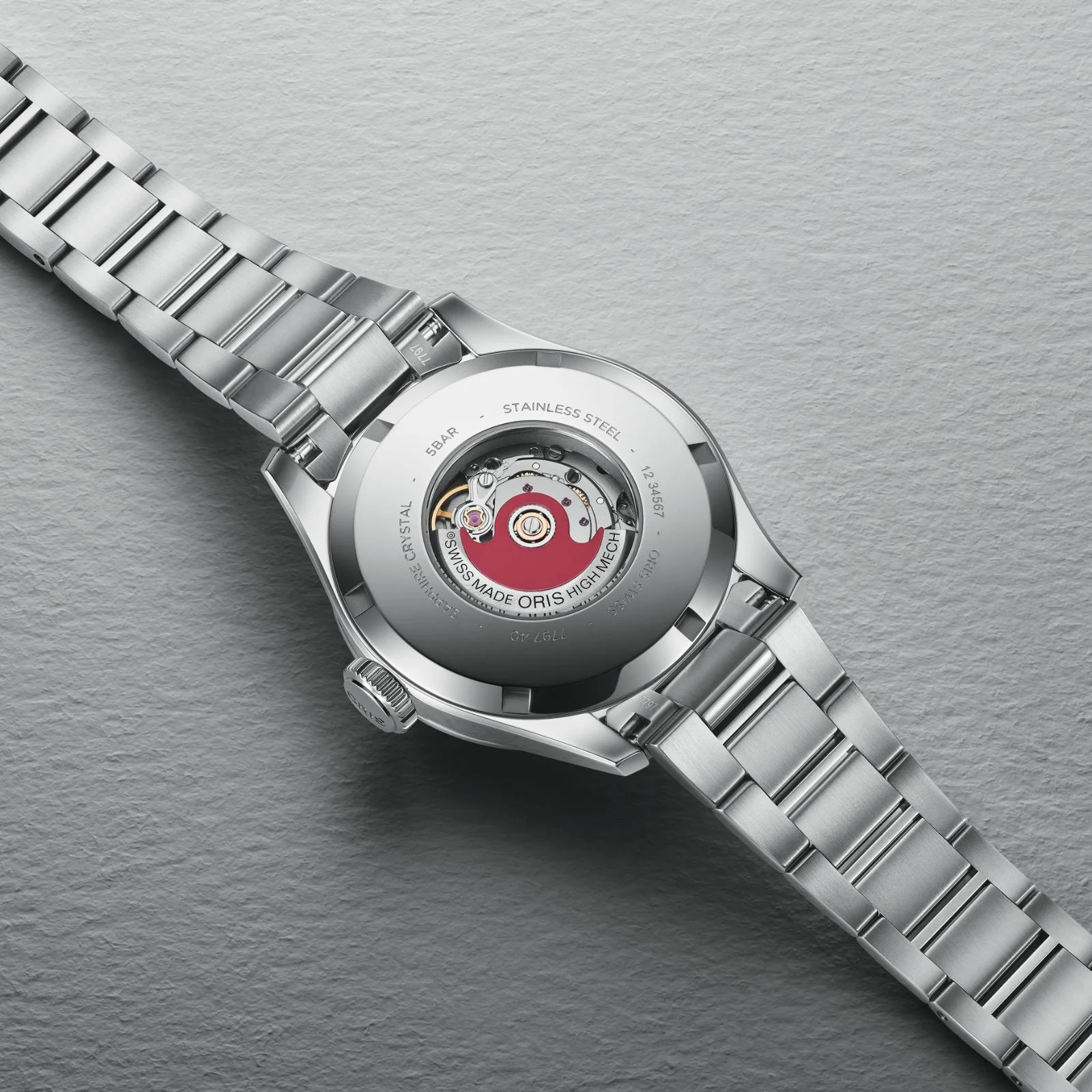 Big Crown Diamonds | 34mm, Steel, Diamond Black Dial - Image 3