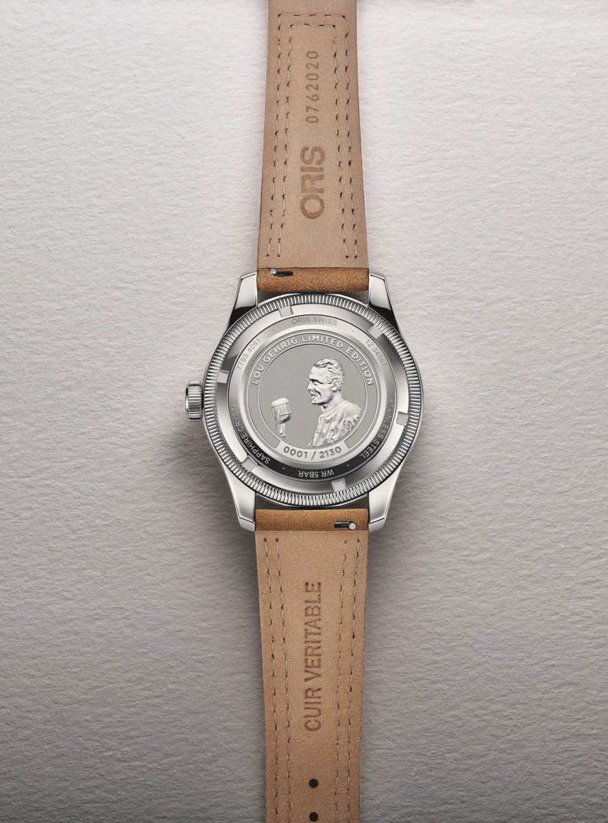 Lou Gehrig Limited Edition | 40mm, Steel, Leather, Silver Dial - Image 5