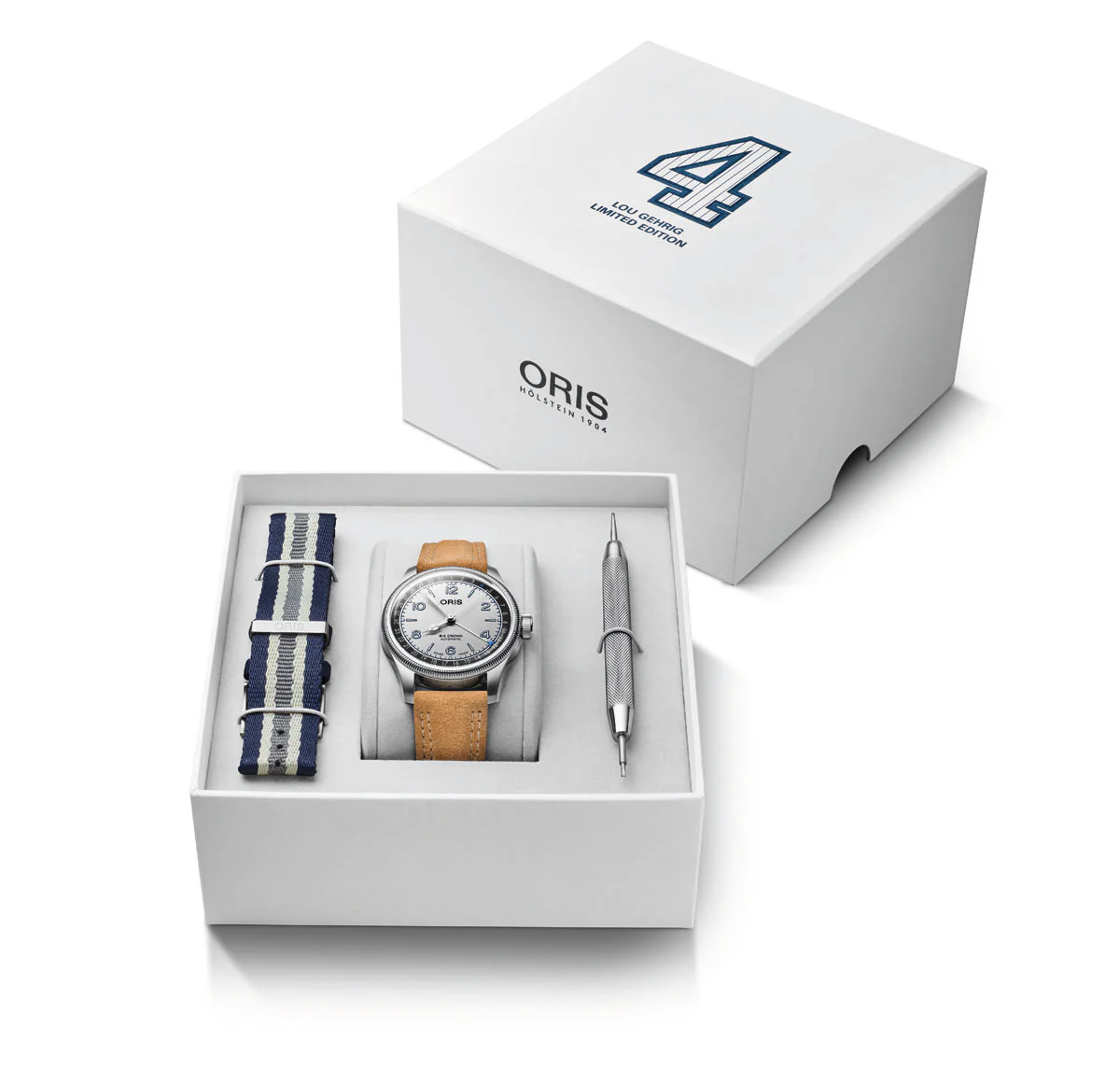 Lou Gehrig Limited Edition | 40mm, Steel, Leather, Silver Dial - Image 8