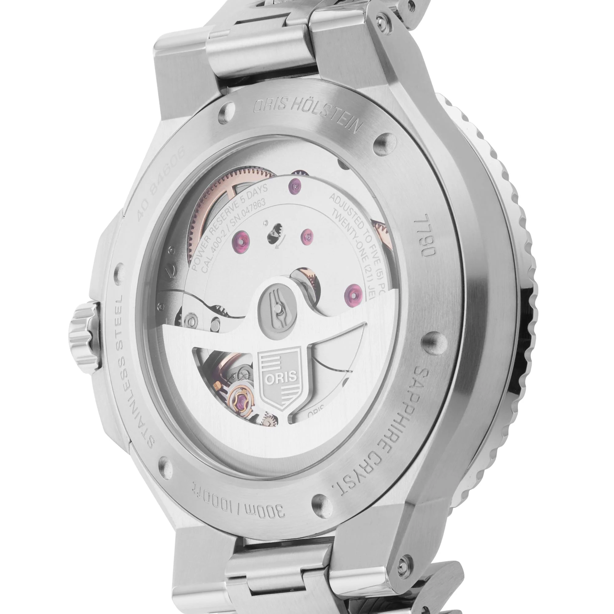 Aquis Date Calibre 400 | 43.5mm, Steel, Green Dial - Image 4
