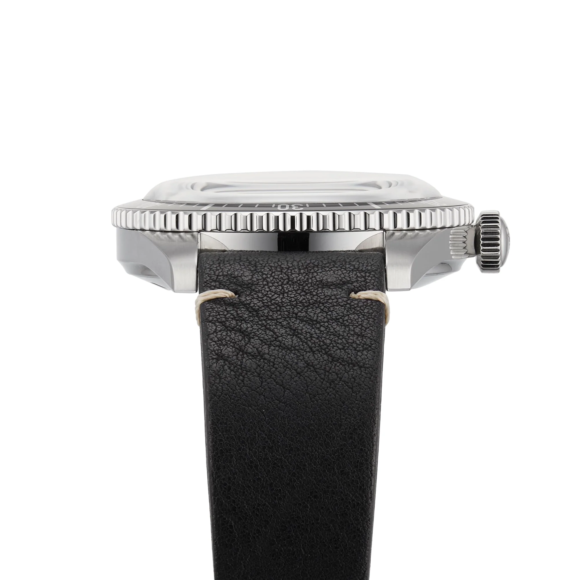 Divers Sixty‑Five | 40mm, Steel, Leather, Grey Dial - Image 6