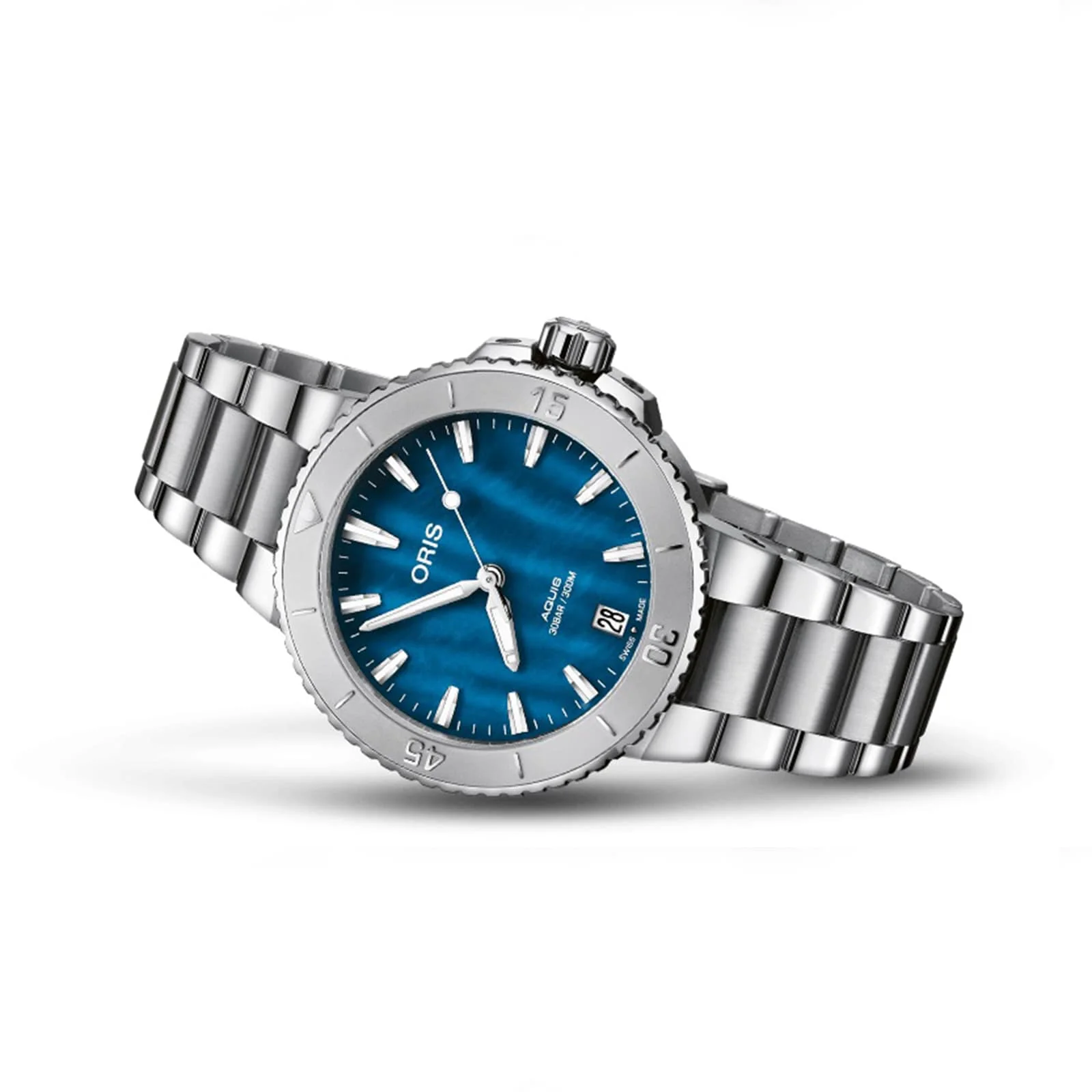Aquis Date | 36.5mm, Steel, Blue Dial - Image 2