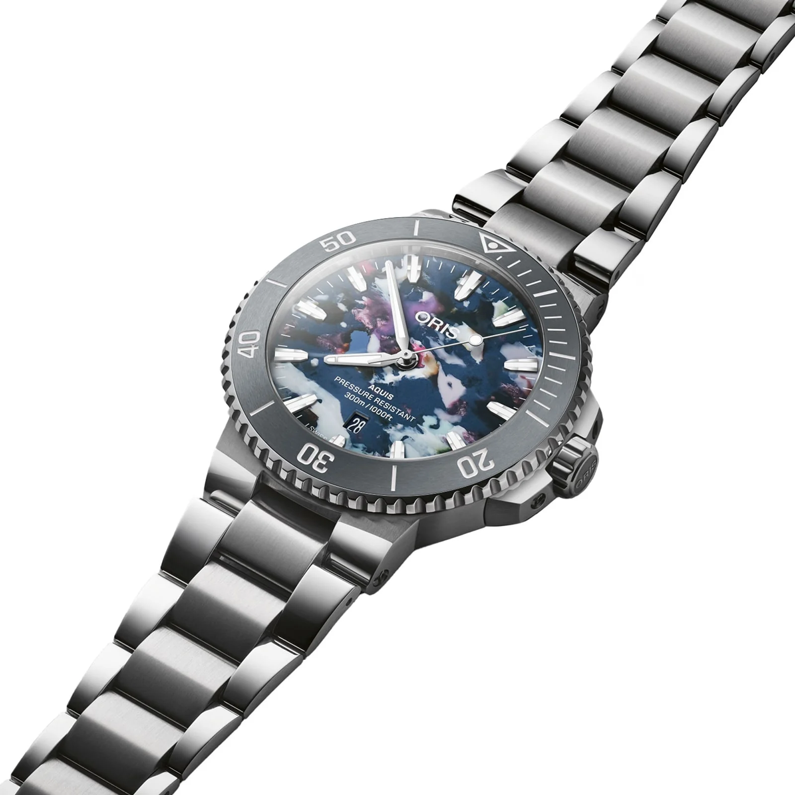 Aquis Date Upcycle | 43.5mm, Steel - Image 2