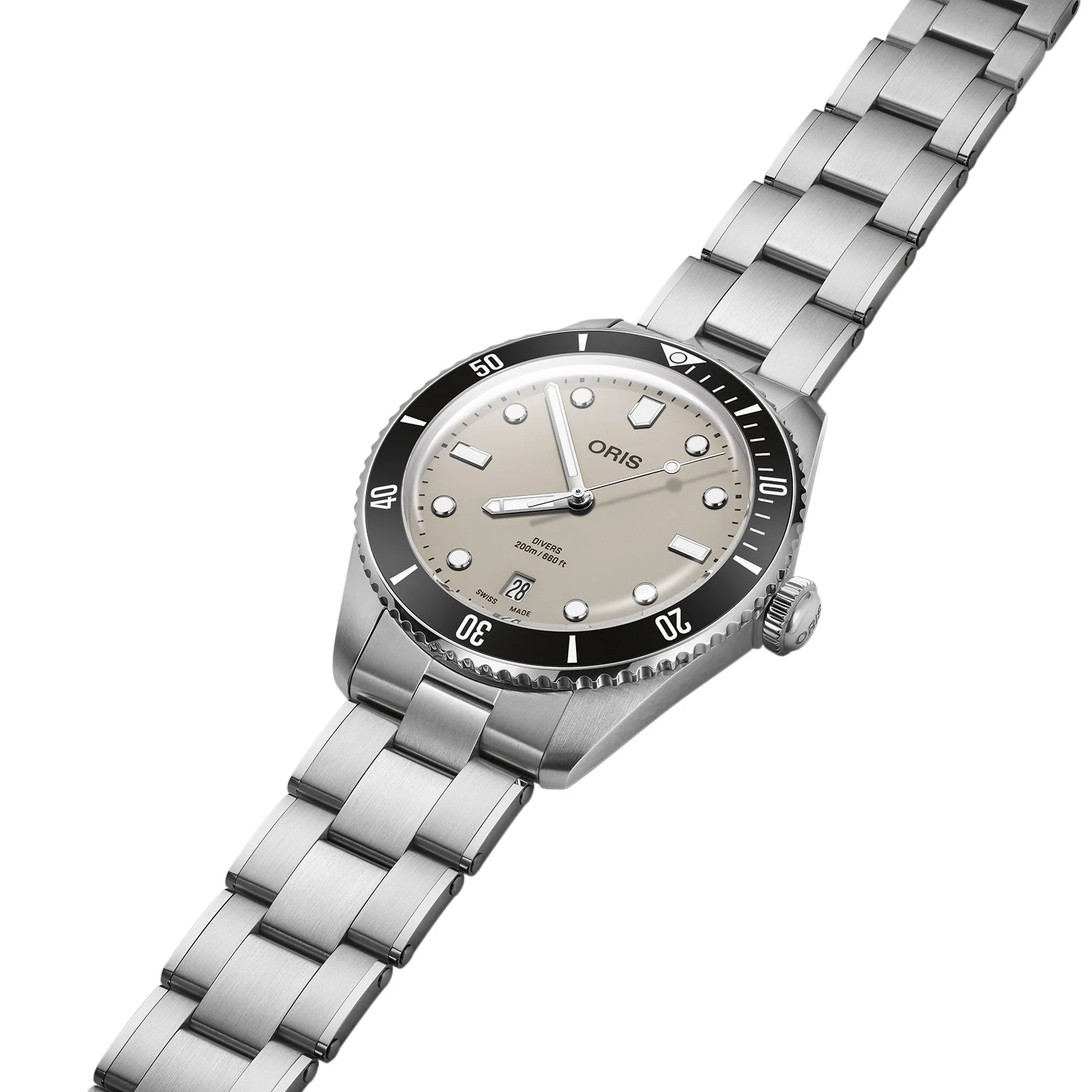 Divers Date | 39mm, Steel, Beige Dial - Image 5
