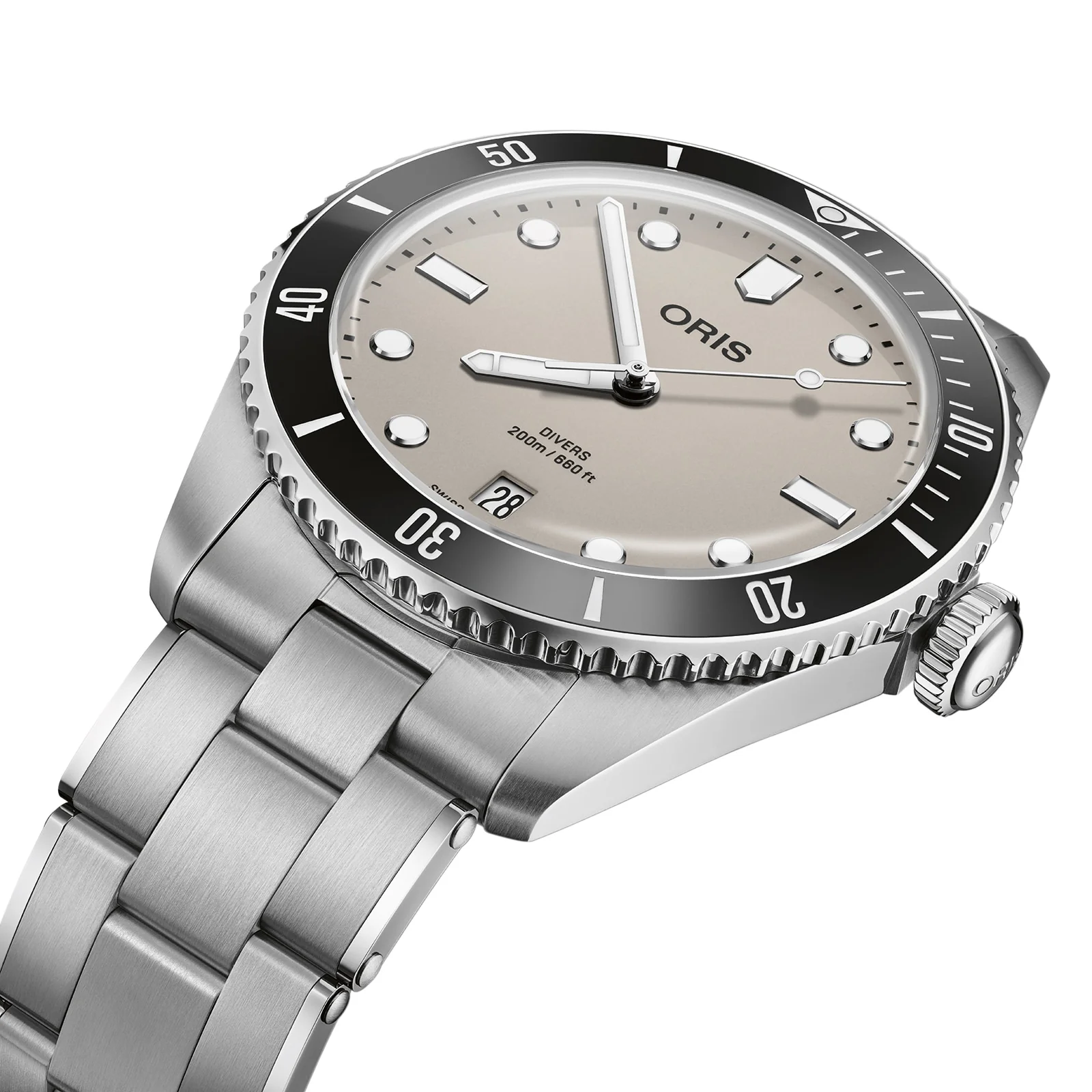 Divers Date | 39mm, Steel, Beige Dial - Image 8