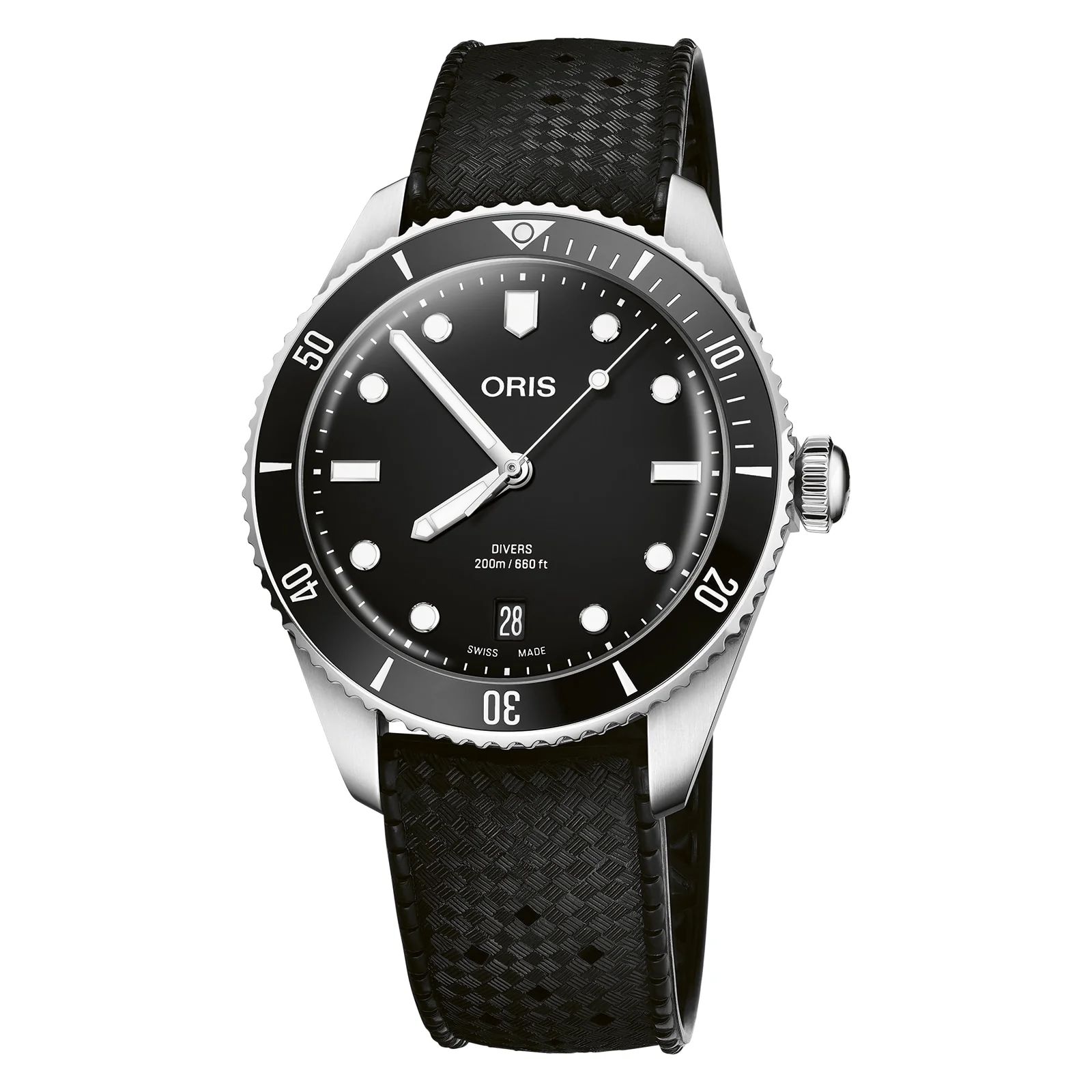 Divers Date | 39mm, Steel, Black Dial