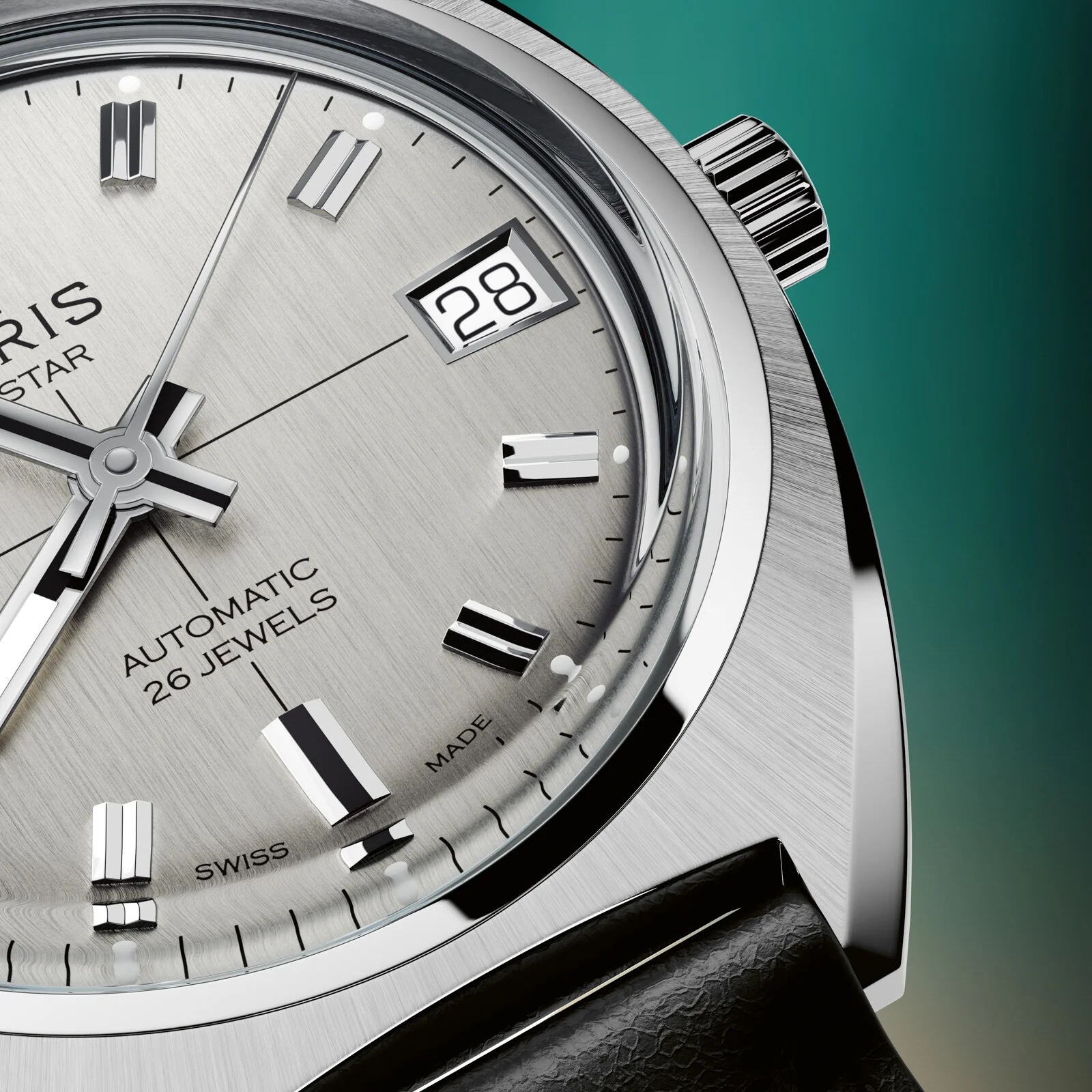 Star Edition | 35mm, Steel, Leather, Silver Dial - Image 3