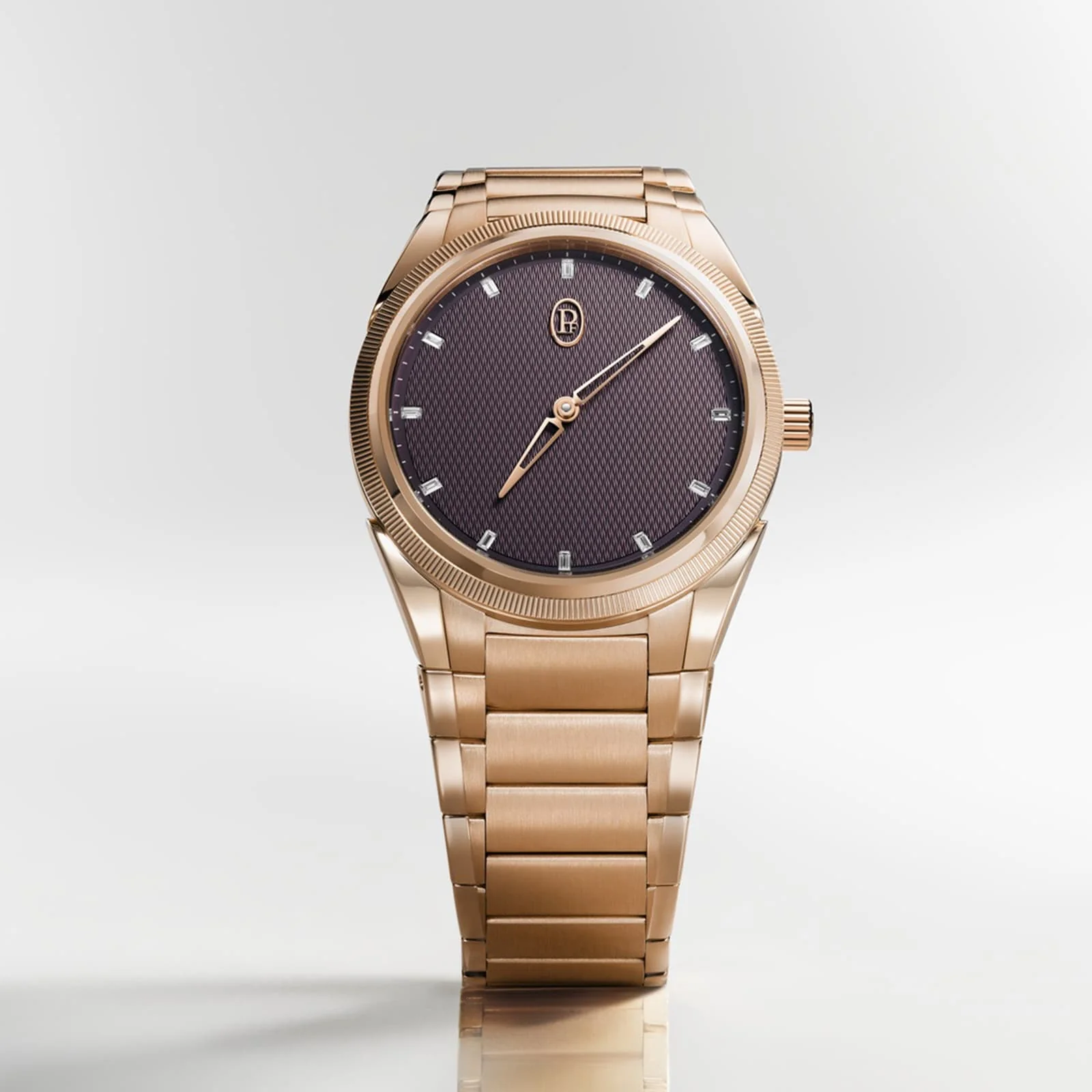 TONDA PF Automatic | 36mm, 18K Rose Gold, Diamond Aubergine Dial - Image 2