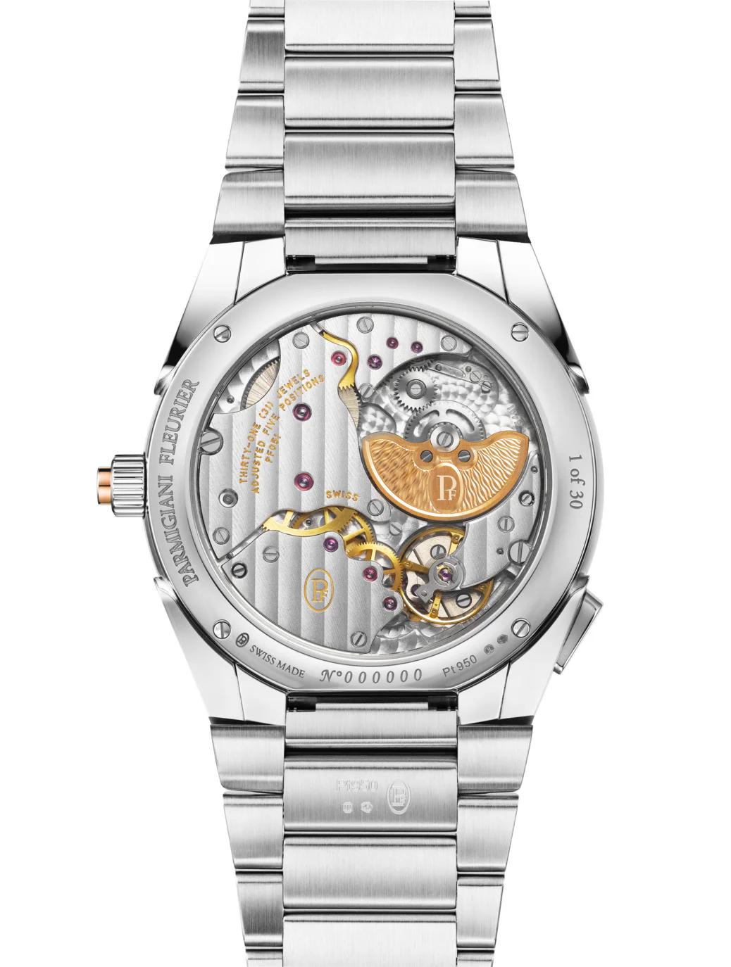 Tonda PF GMT Rattrapante | 40mm, Platinum, White Dial - Image 3