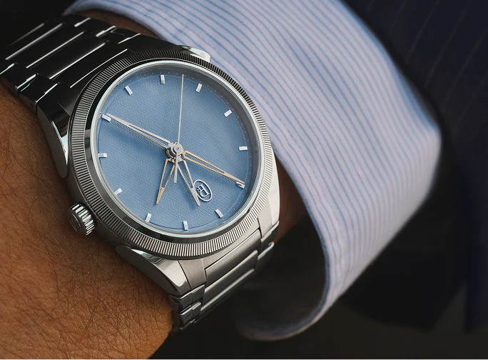Tonda PF Chronographe Mystérieux | 40mm, Steel & Platinum, Blue Dial - Image 4