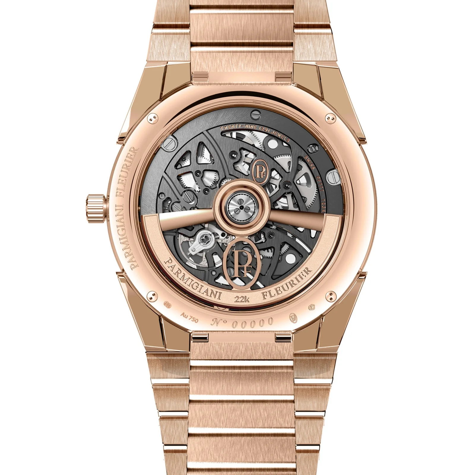 TONDA PF Skeleton | 40mm, 18K Rose Gold, Dark Grey Dial - Image 3