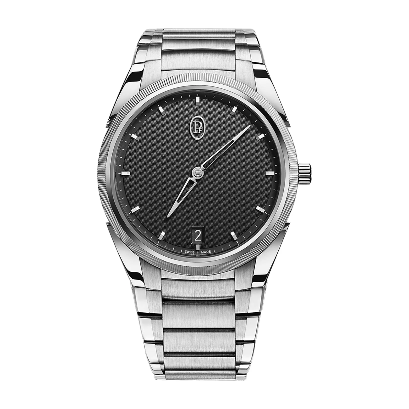TONDA PF Micro-Rotor | 40mm, Steel, Grey Dial