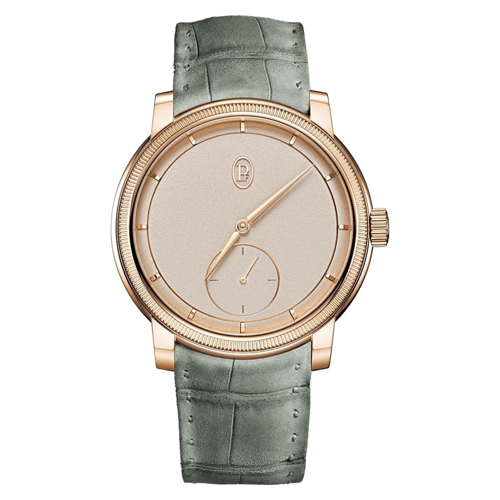 TORIC Petite Seconde | 40mm, 18K Rose Gold, Alligator Leather, Gold Dial