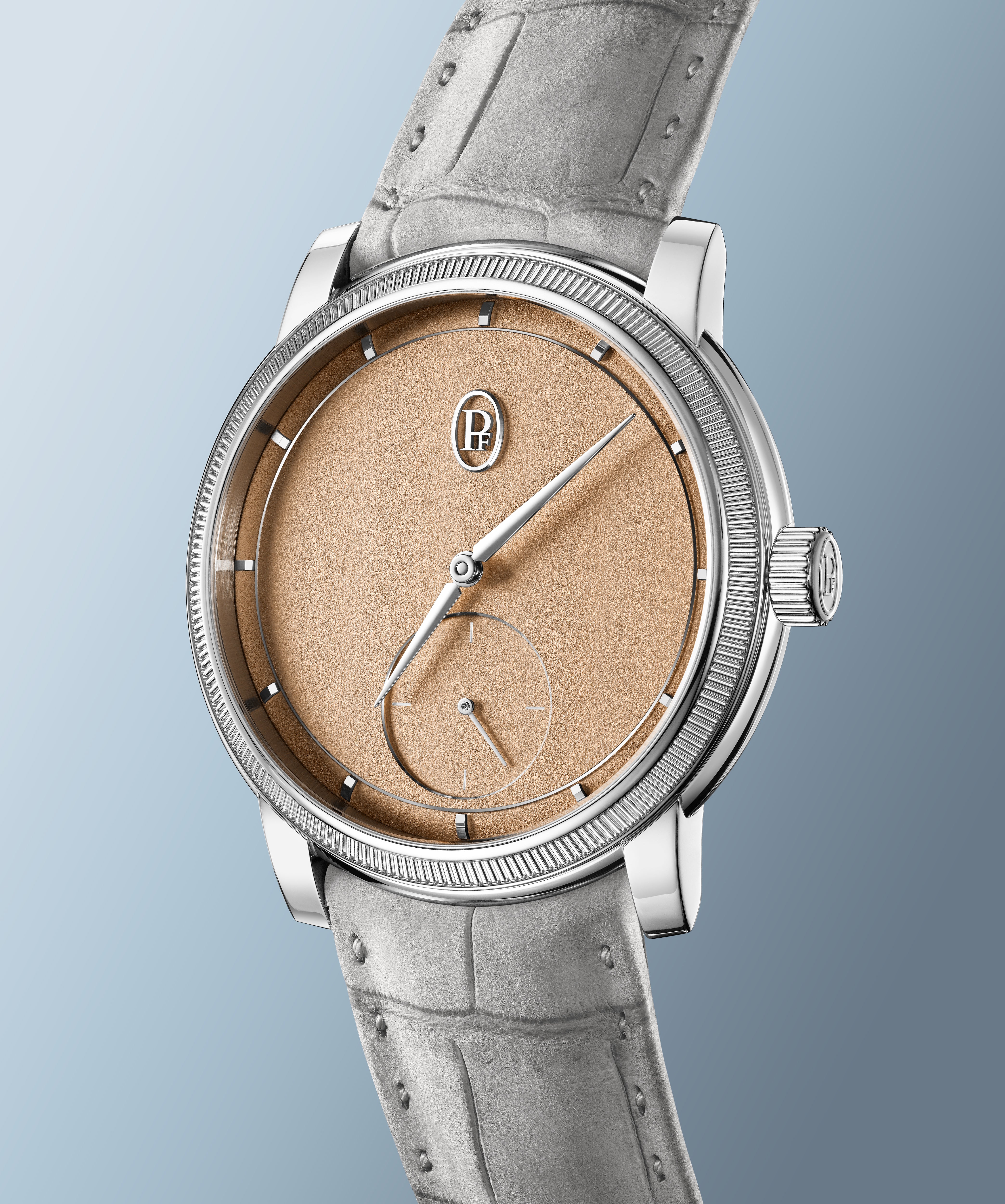 Toric Petite Seconde Platinum Golden Hour | 40.5mm, Platinum, Leather, Champagne Dial - Image 4