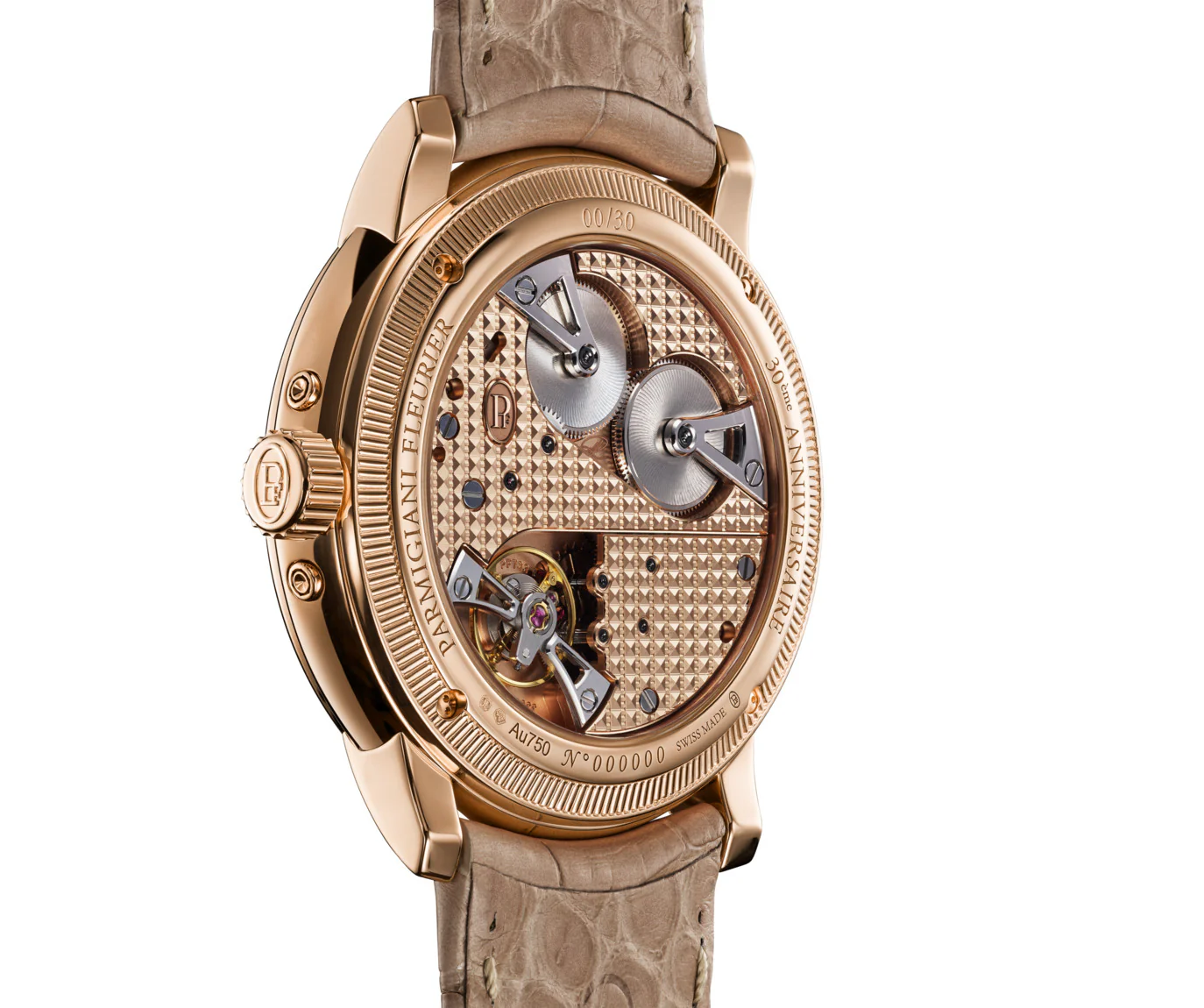 Toric Quantieme Perpetual | 40.5mm, 18K Rose Gold, Leather, Rose Gold Dial - Image 3