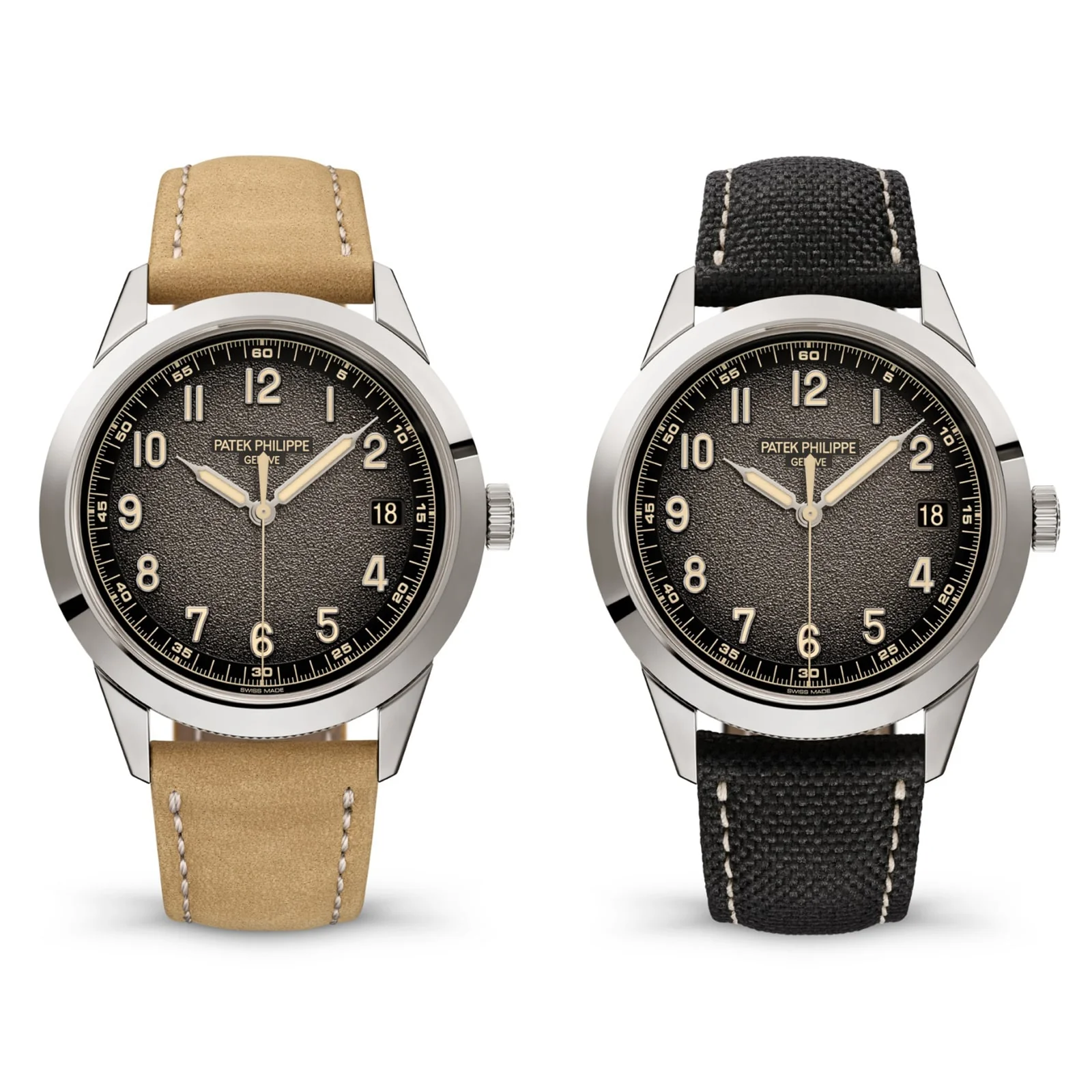 Calatrava 5226G-001 | 40mm, 18K White Gold, Leather, Grey Dial - Image 2