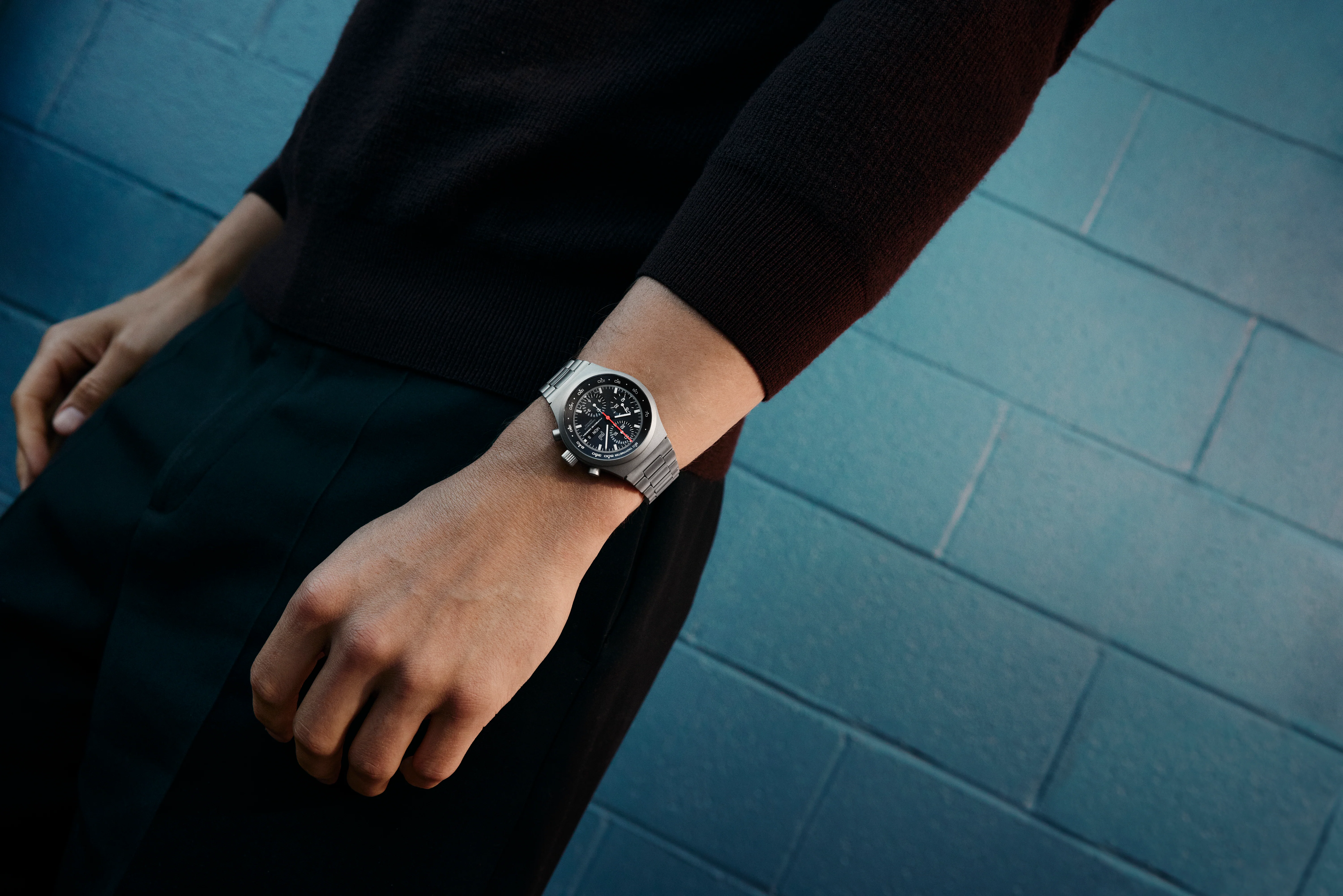Chronograph 1 - All Titanium Numbered Edition | 41mm, Titanium, Black Dial - Image 4