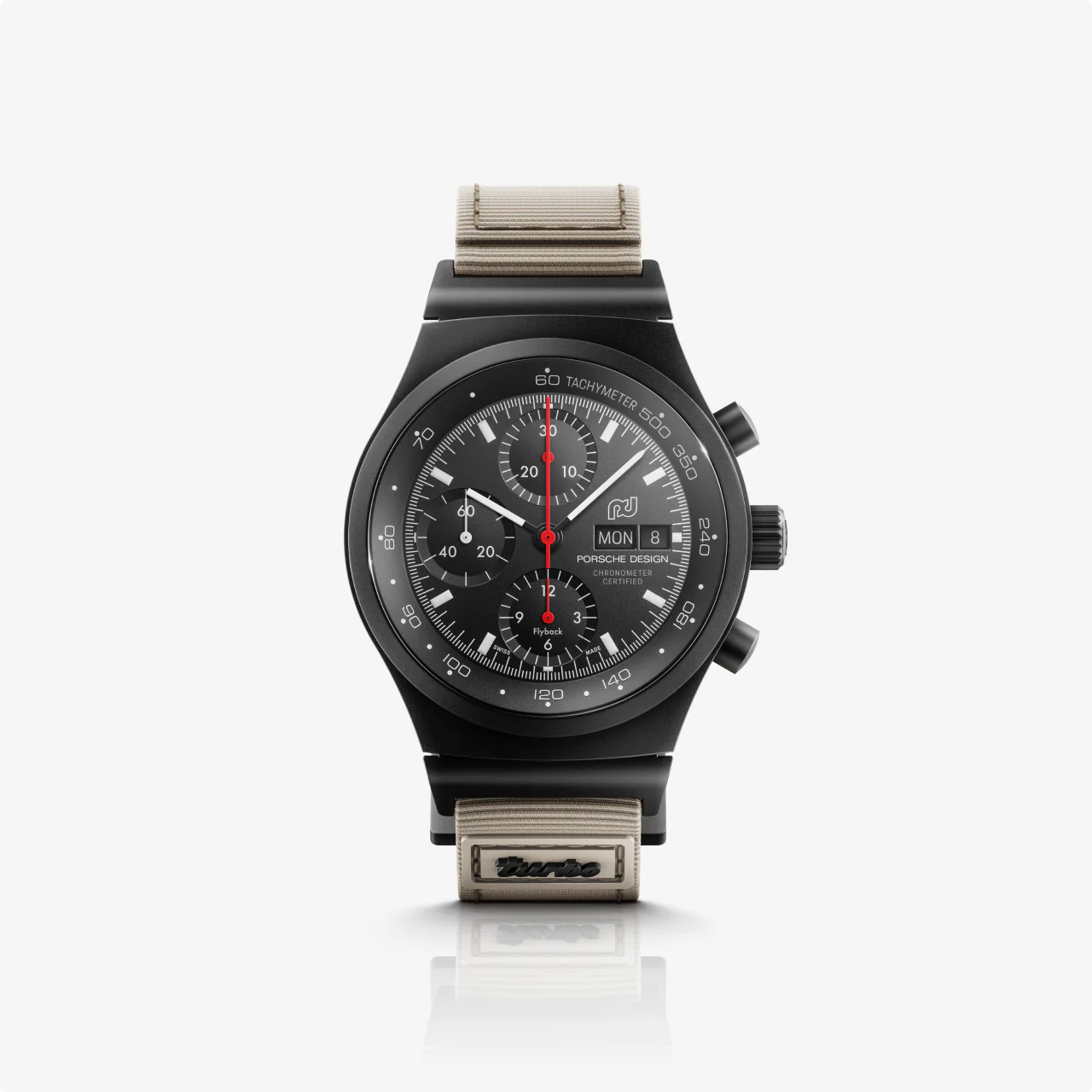 Chronograph 1 50 Years 911 Turbo Edition | Titanium, Fabric, Black Dial