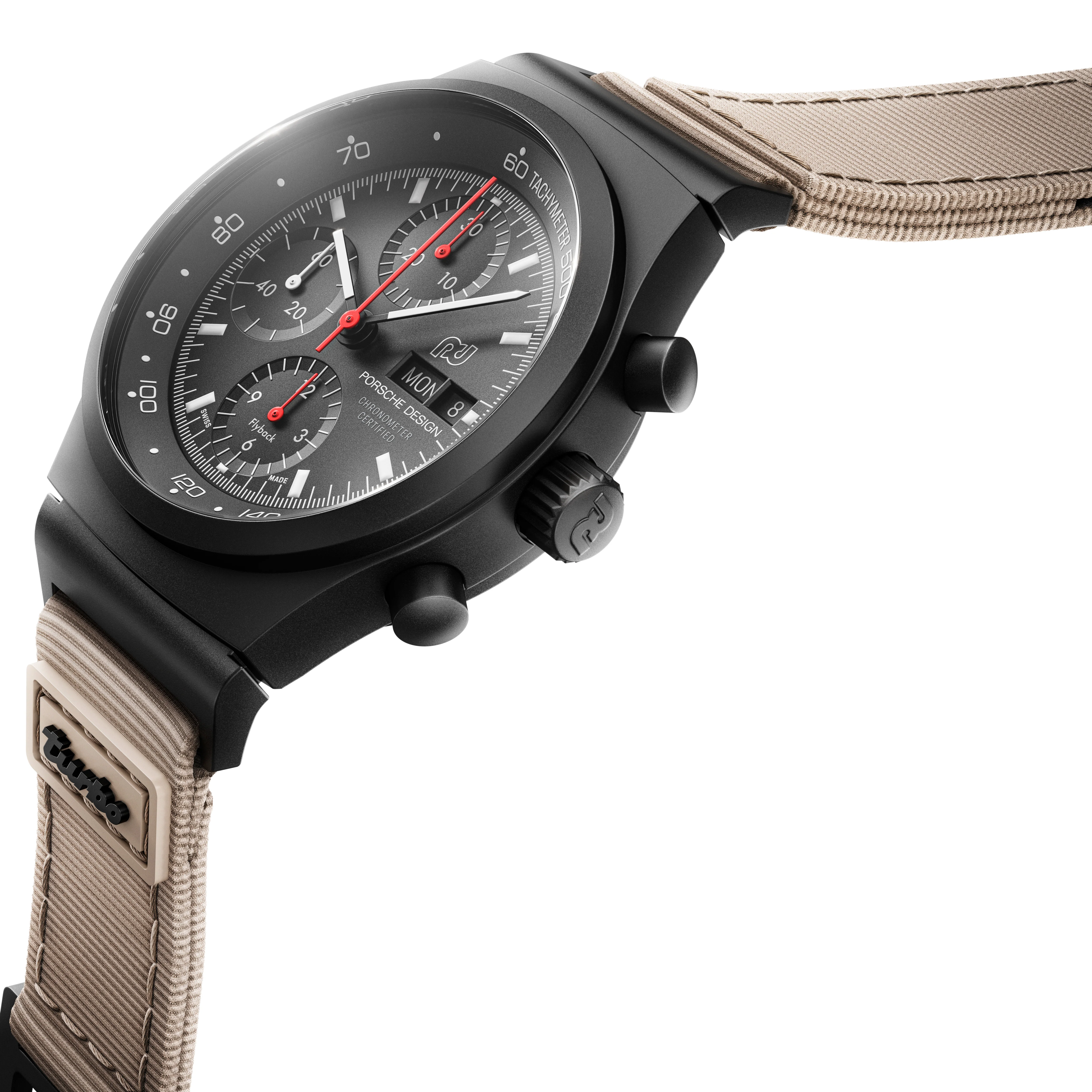 Chronograph 1 50 Years 911 Turbo Edition | Titanium, Fabric, Black Dial - Image 2