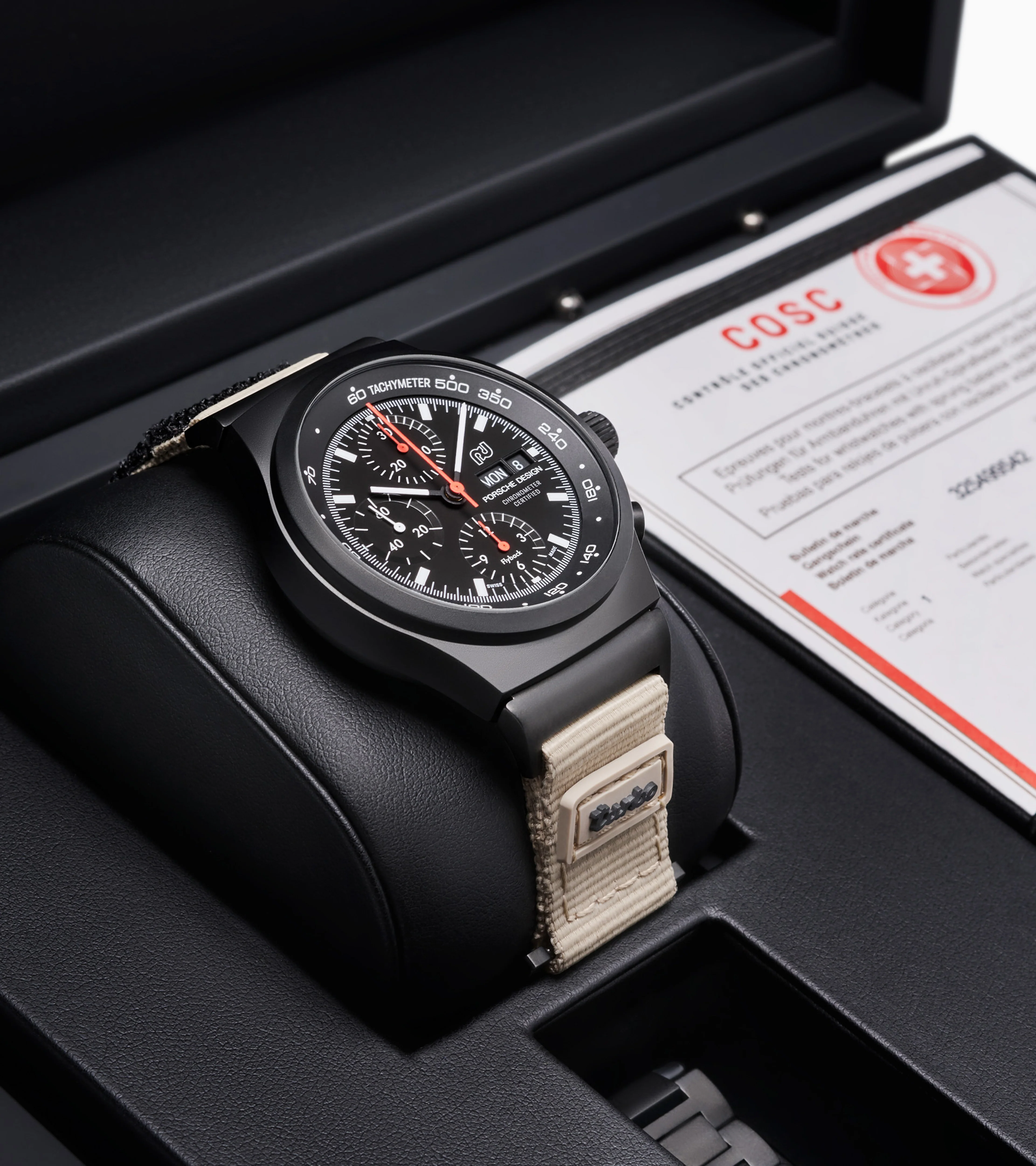 Chronograph 1 50 Years 911 Turbo Edition | Titanium, Fabric, Black Dial - Image 3