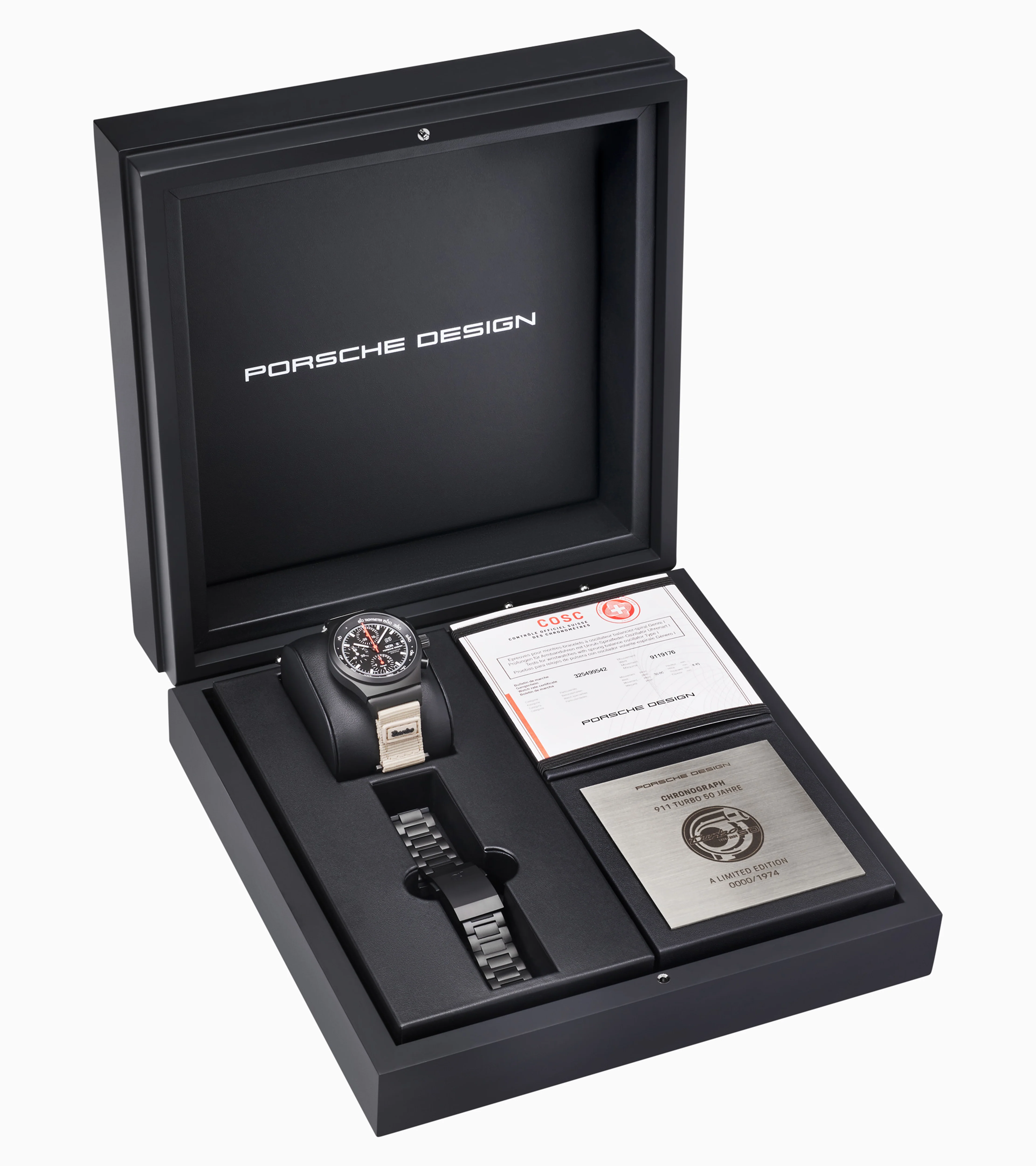 Chronograph 1 50 Years 911 Turbo Edition | Titanium, Fabric, Black Dial - Image 4