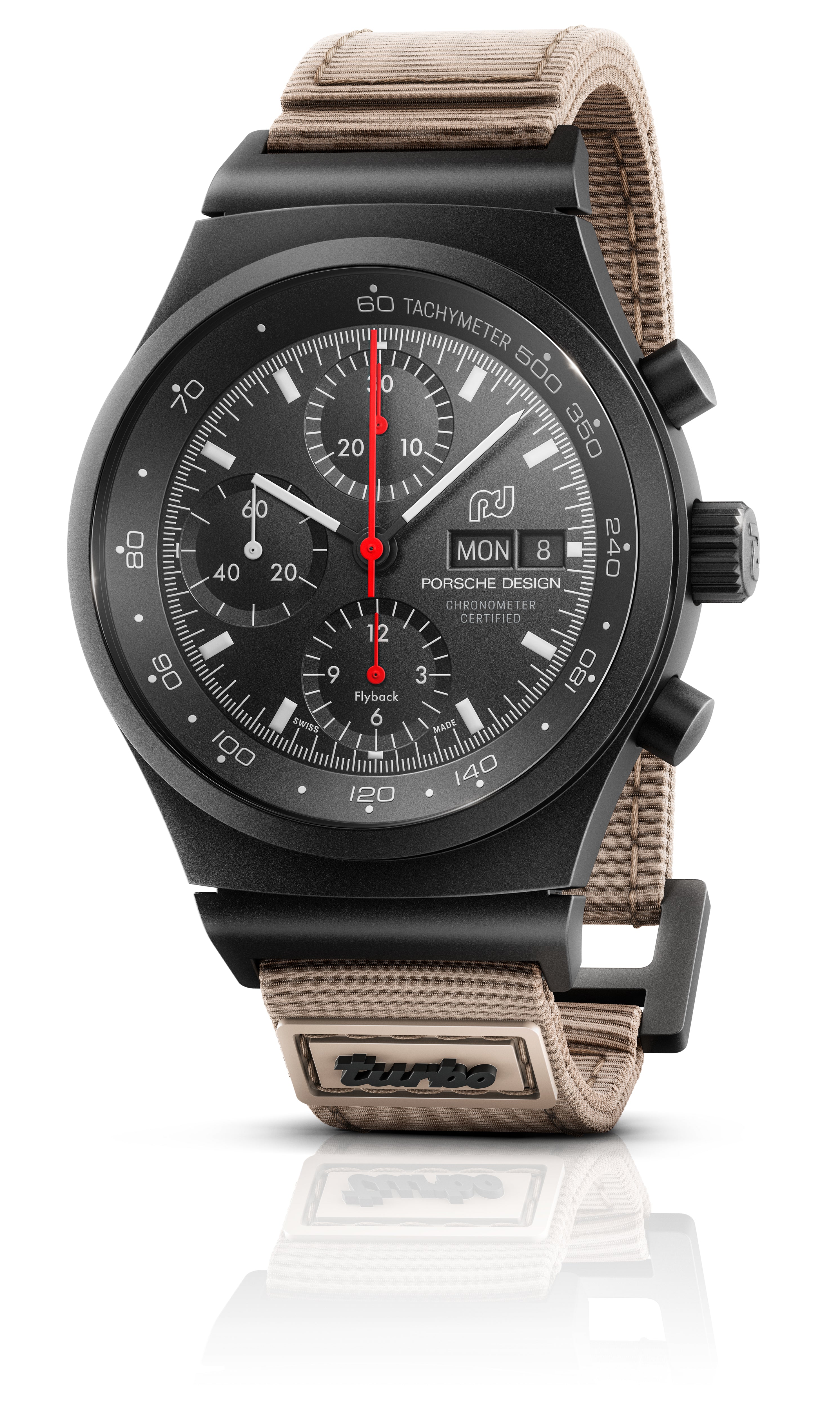 Chronograph 1 50 Years 911 Turbo Edition | Titanium, Fabric, Black Dial - Image 6