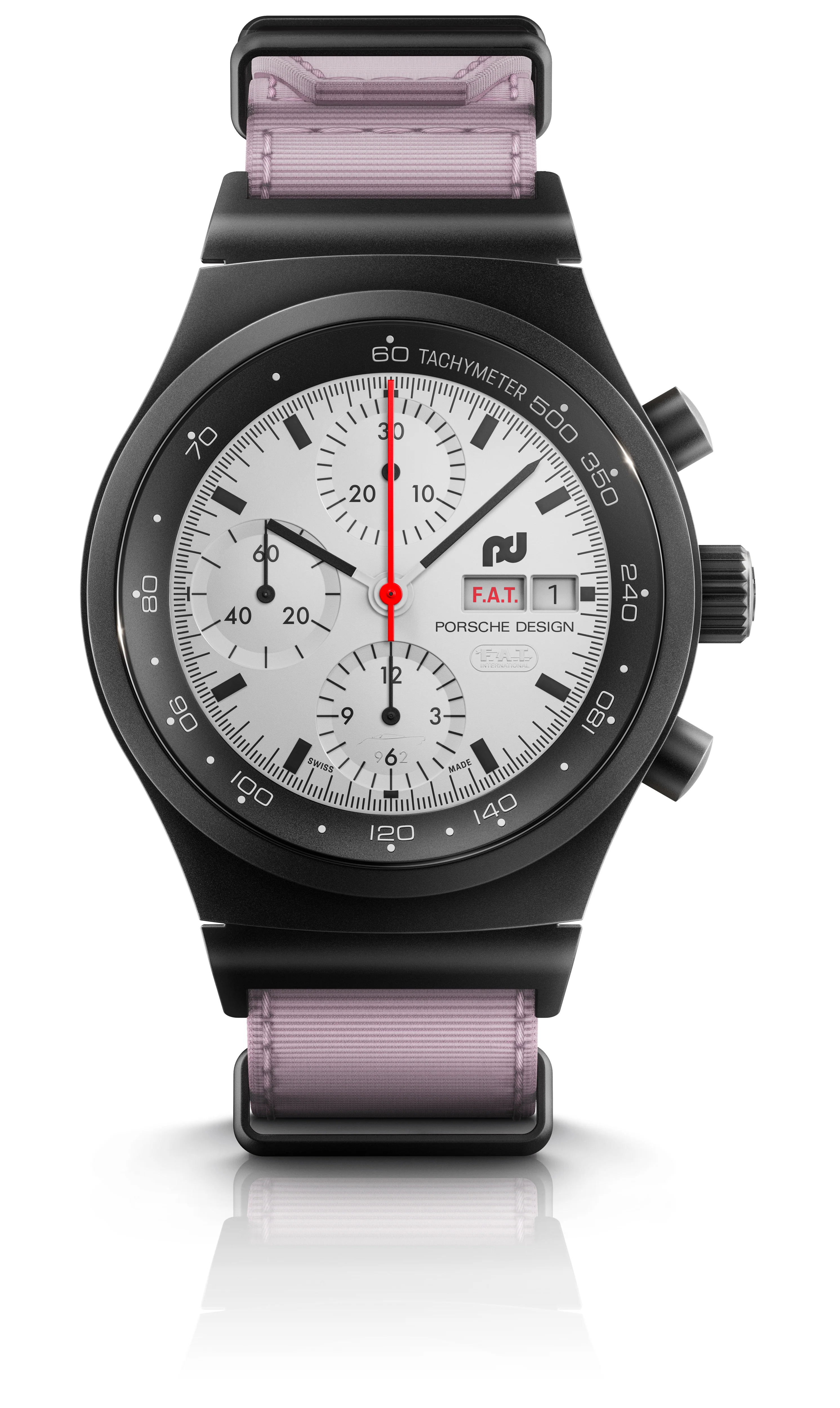 Chronograph 1 F.A.T 2025 Edition | Titanium, Fabric, White Dial - Image 5