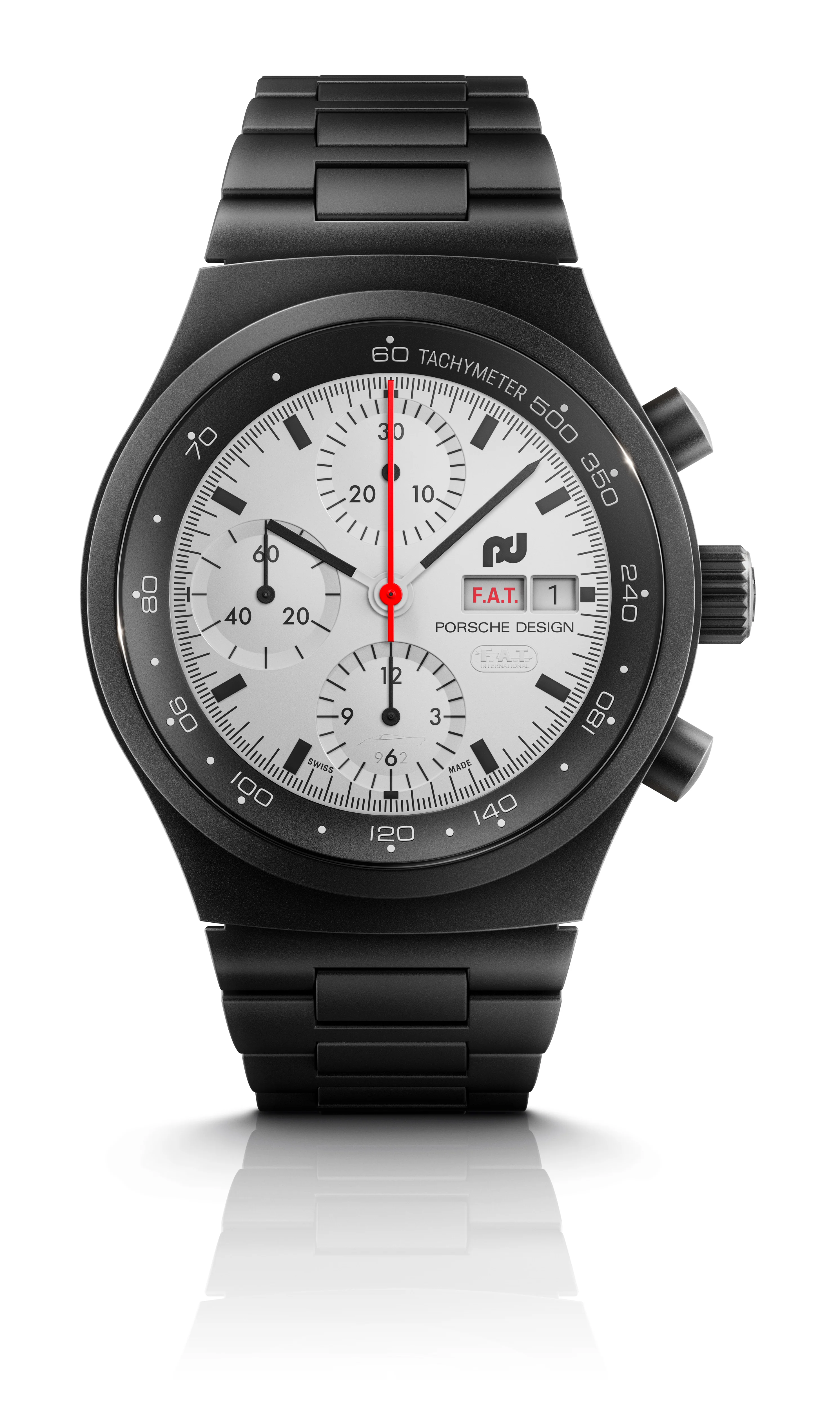 Chronograph 1 F.A.T 2025 Edition | Titanium, Fabric, White Dial - Image 6
