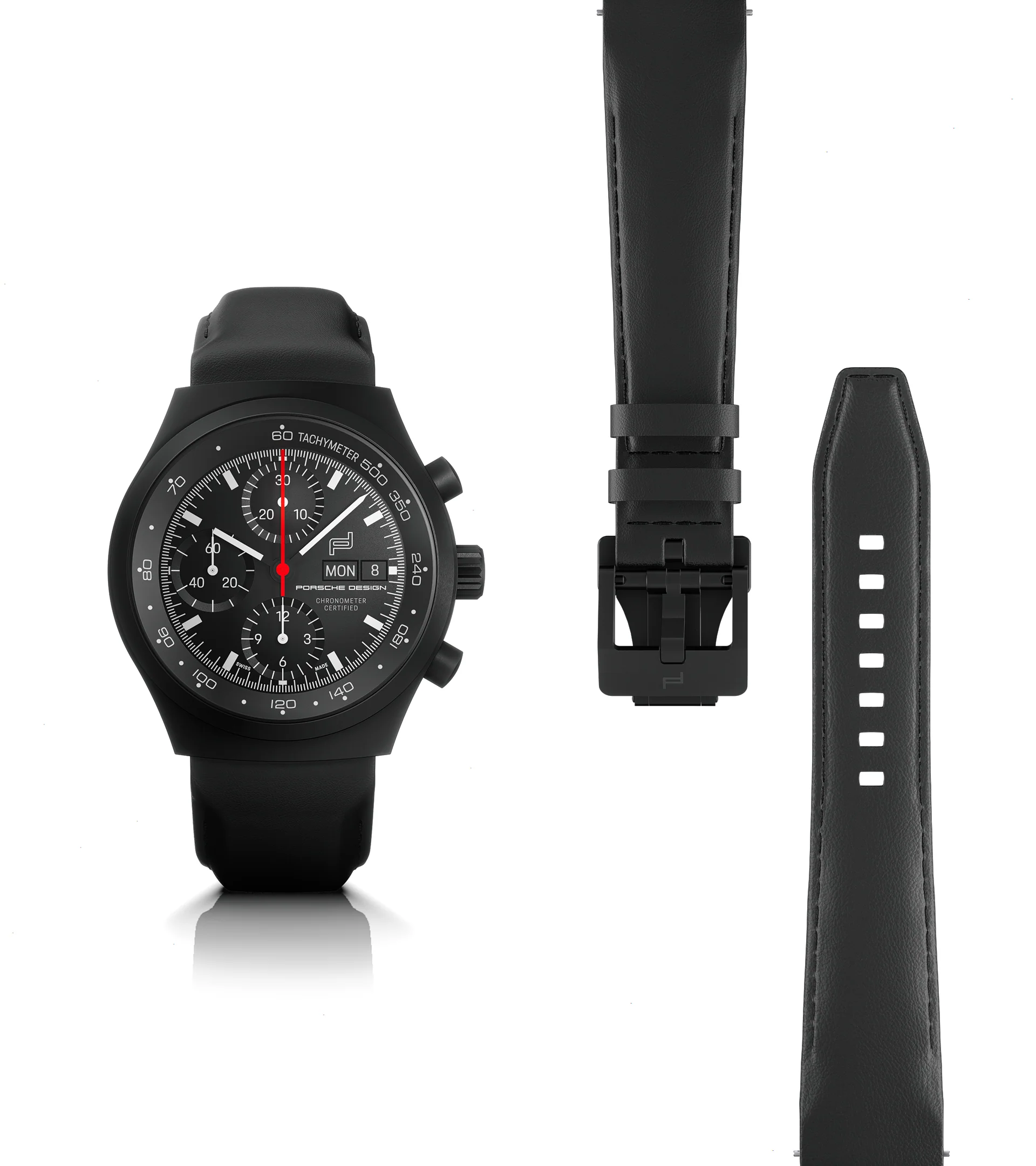 Chronograph 1 – All Black Numbered Edition | 40mm, Mens Watch - Image 3