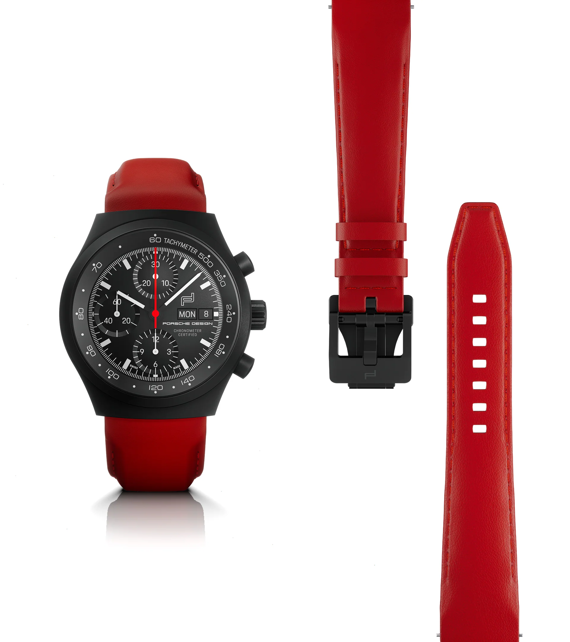 Chronograph 1 – All Black Numbered Edition | 40mm, Mens Watch - Image 3