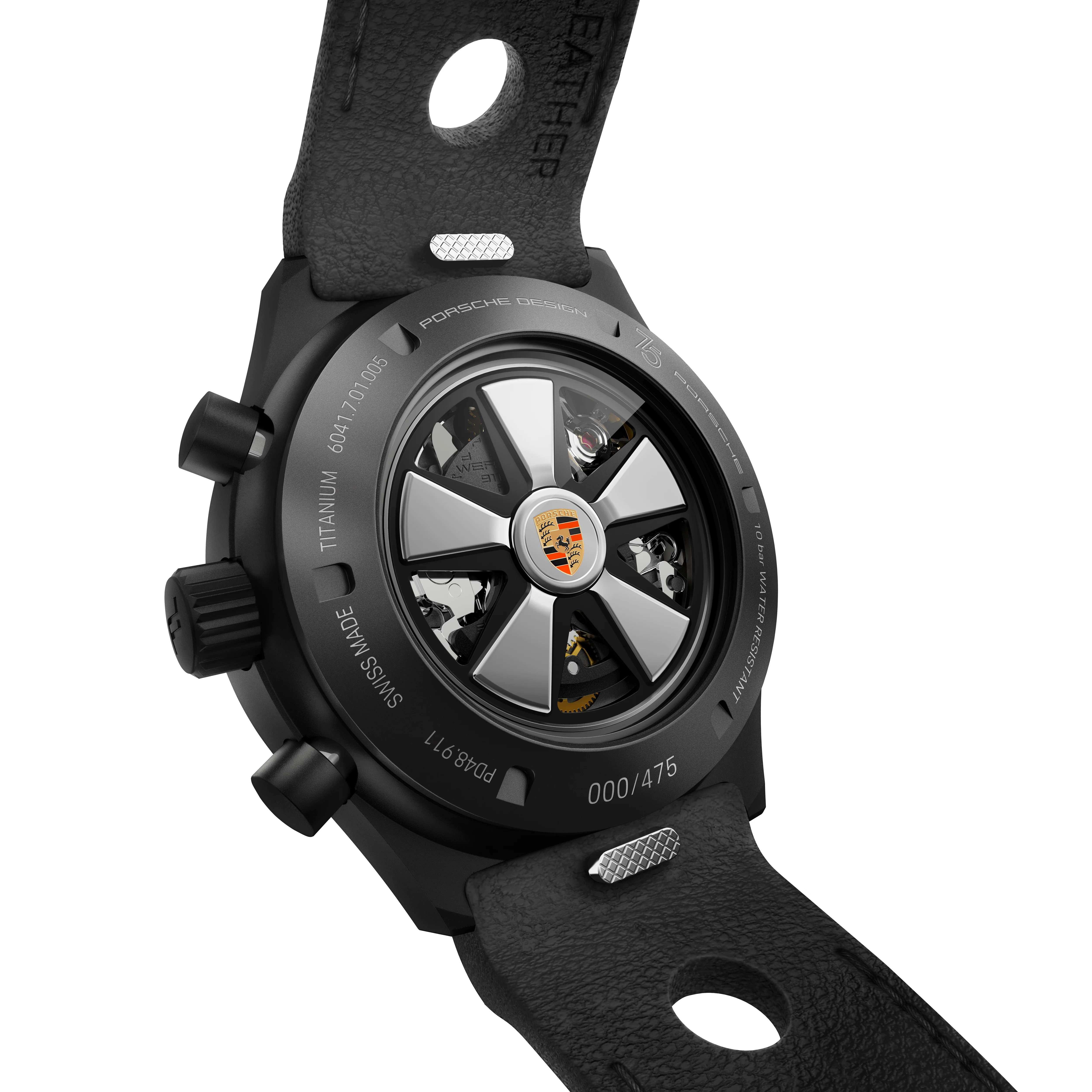 Chronograph 1 75 Years Porsche Edition | Titanium, Fabric, Black Dial - Image 3