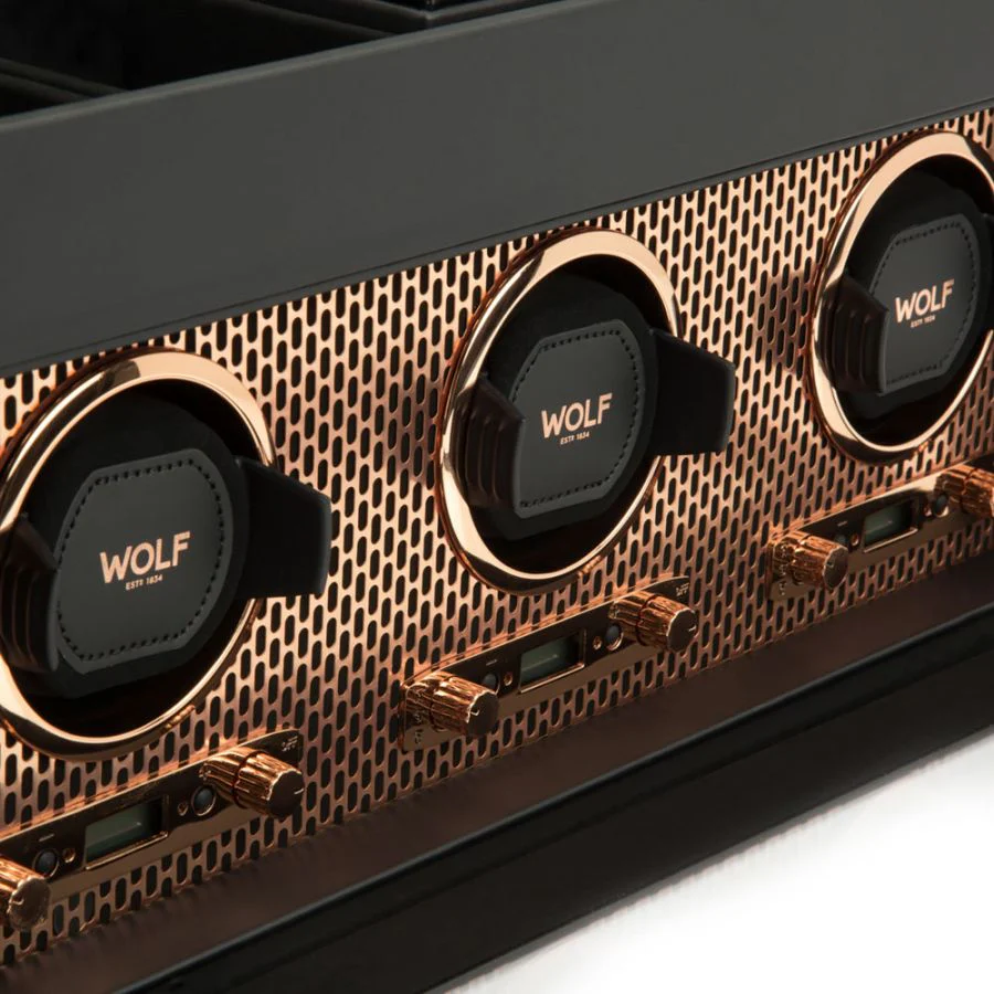 Axis Triple Watch Winder With Storage - Image 5