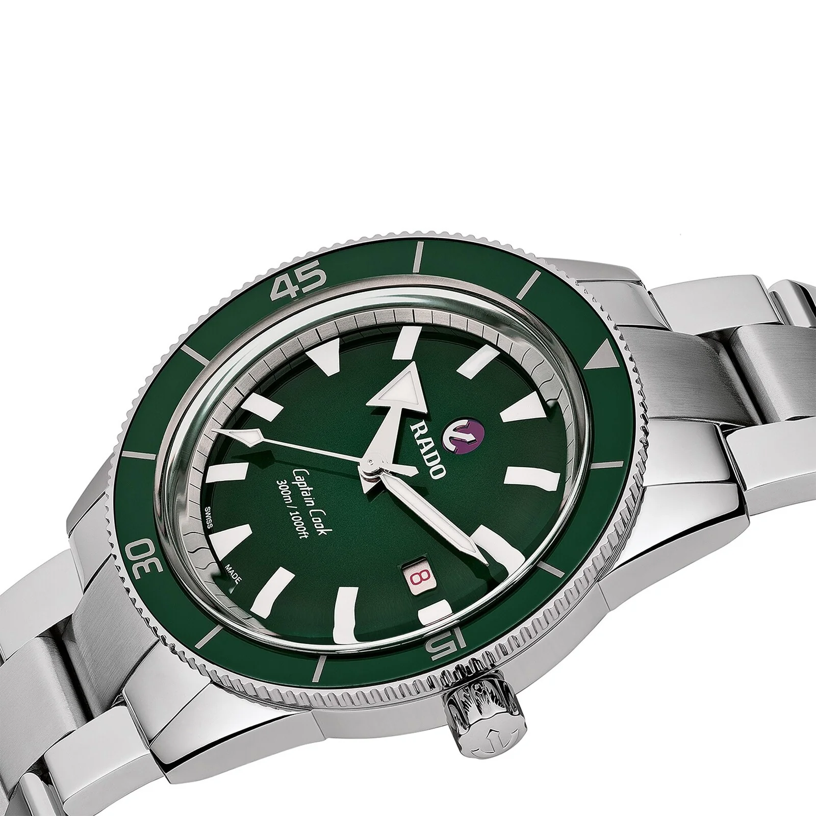 Captain Cook Automatic | 42mm, Ceramic & Steel, Steel, Green Dial - Image 3