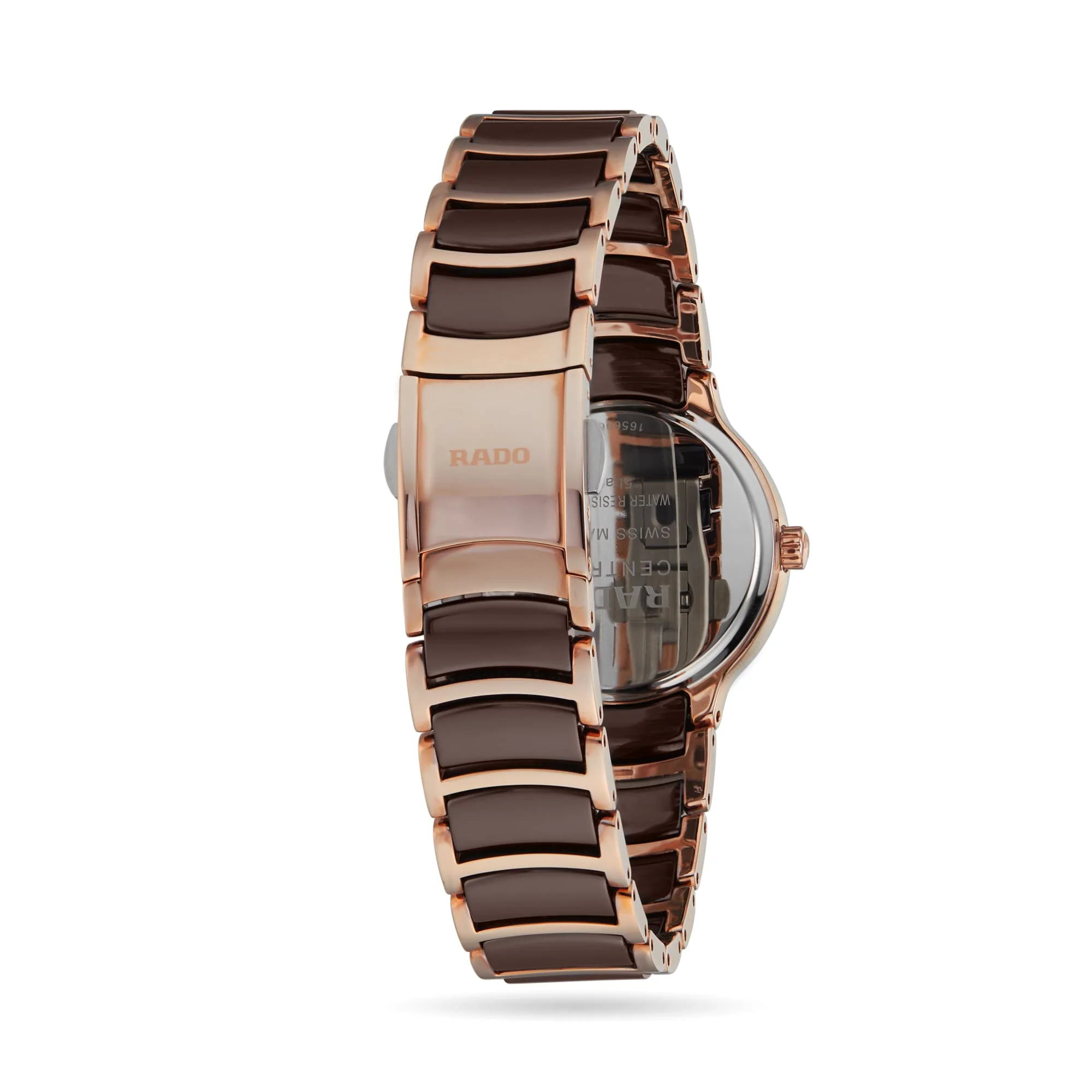 Centrix | 30.5mm, Steel, Ceramic & Steel PVD Rose Gold, Brown Dial - Image 3