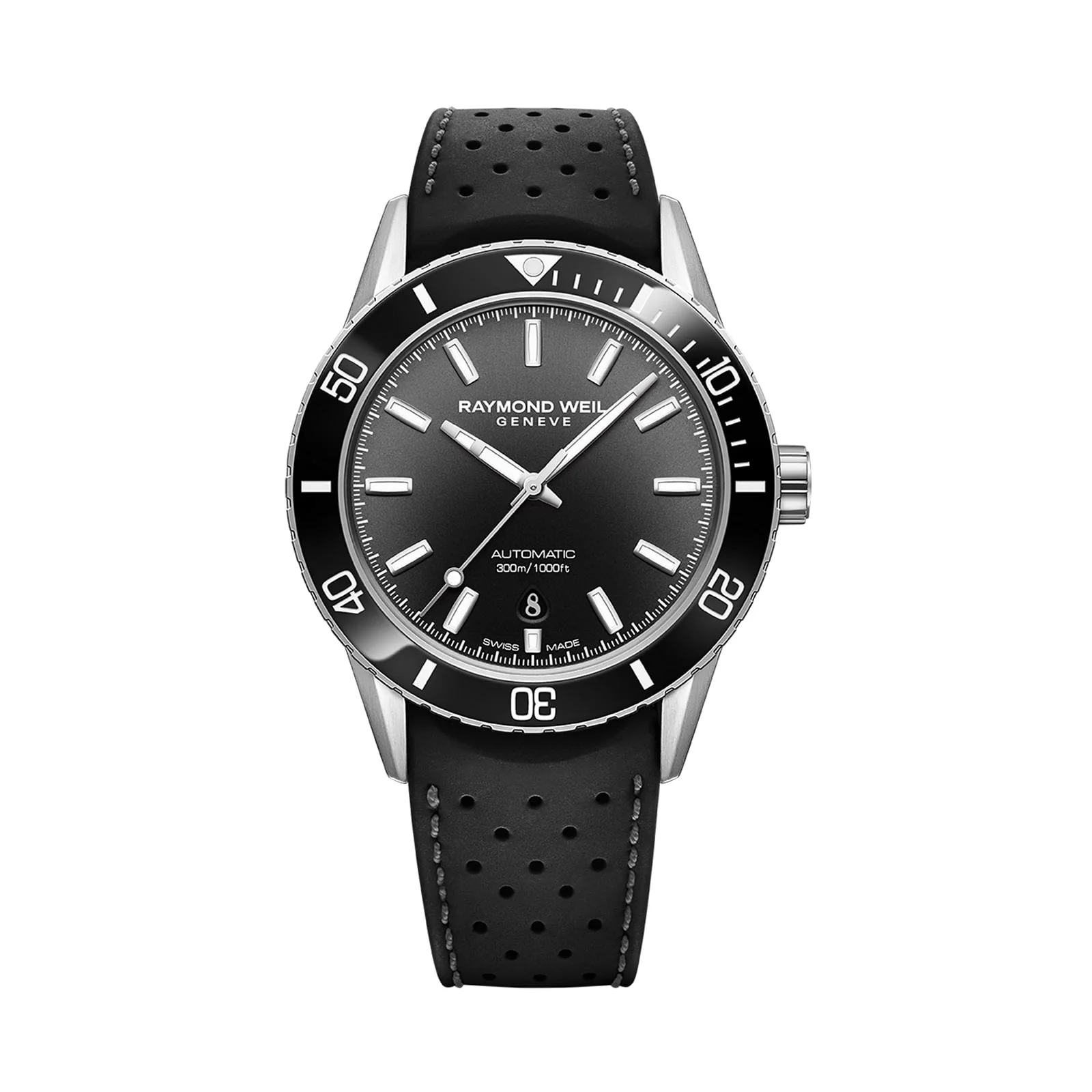 Freelancer Diver Black Dial | 42.5mm, Steel, Rubber, Black Dial