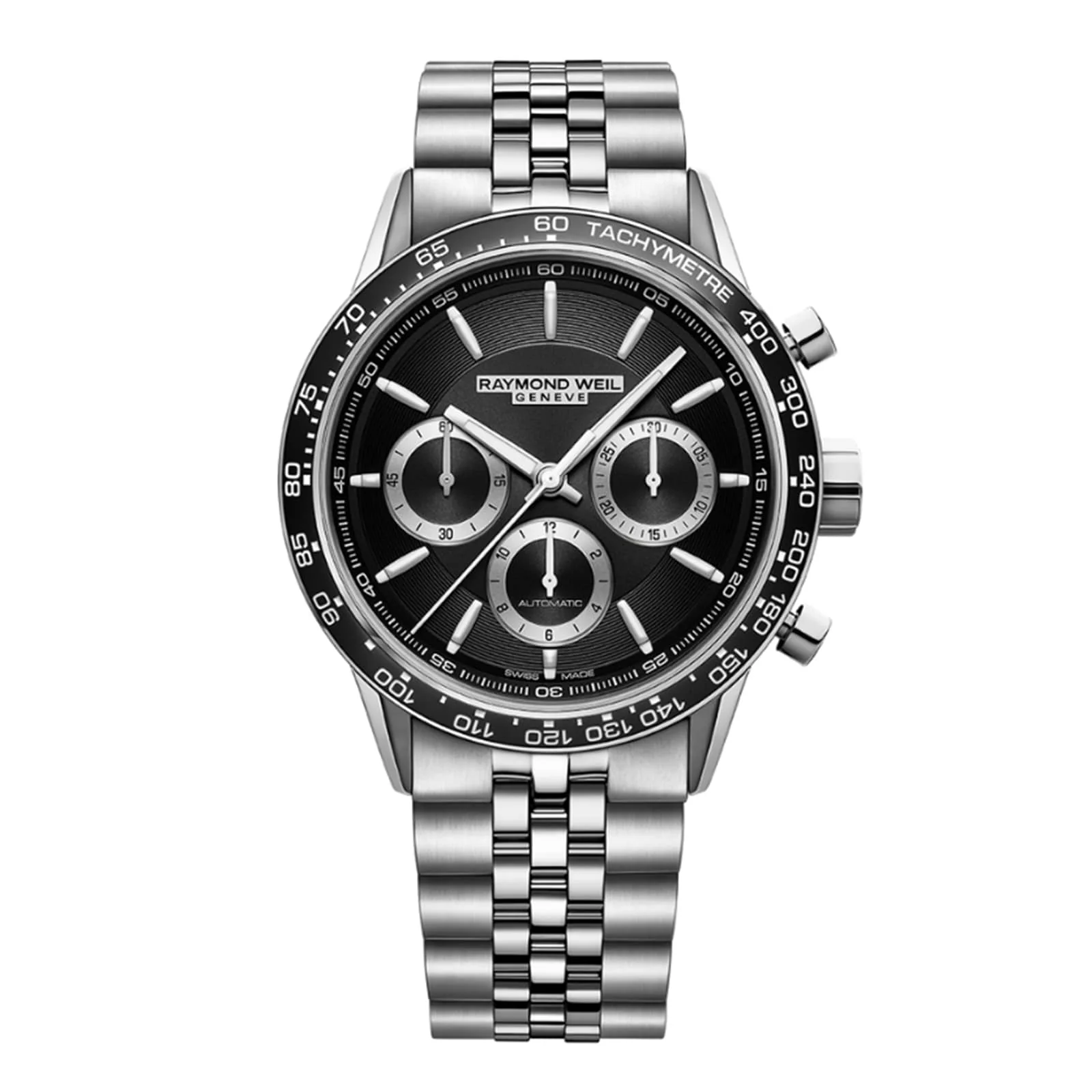 Freelancer Automatic Chronograph Black Dial | 43.5mm, Steel, Black Dial