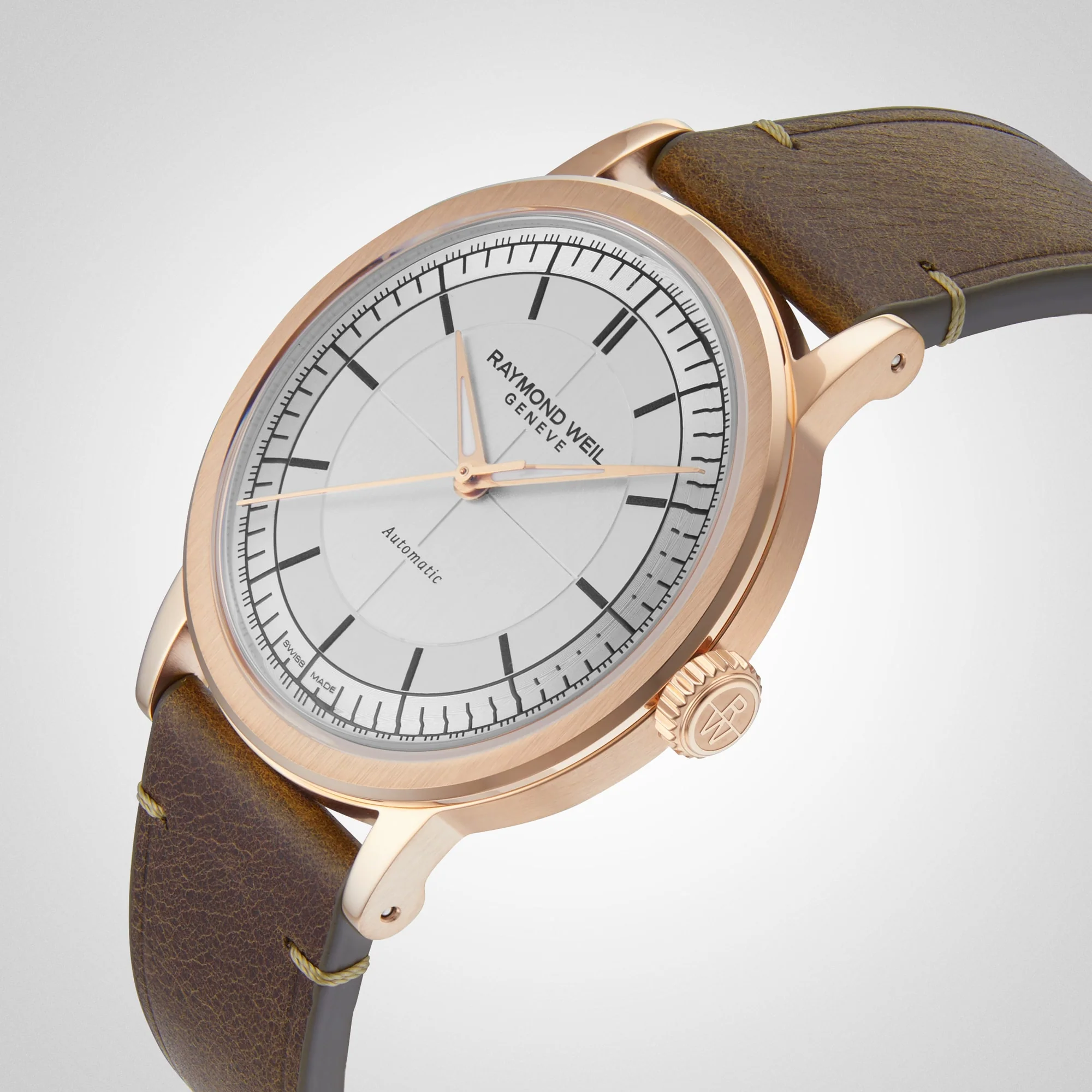 Millesime Automatic Silver Sector Dial | 39.5mm, Steel, Leather, Silver Dial - Image 6