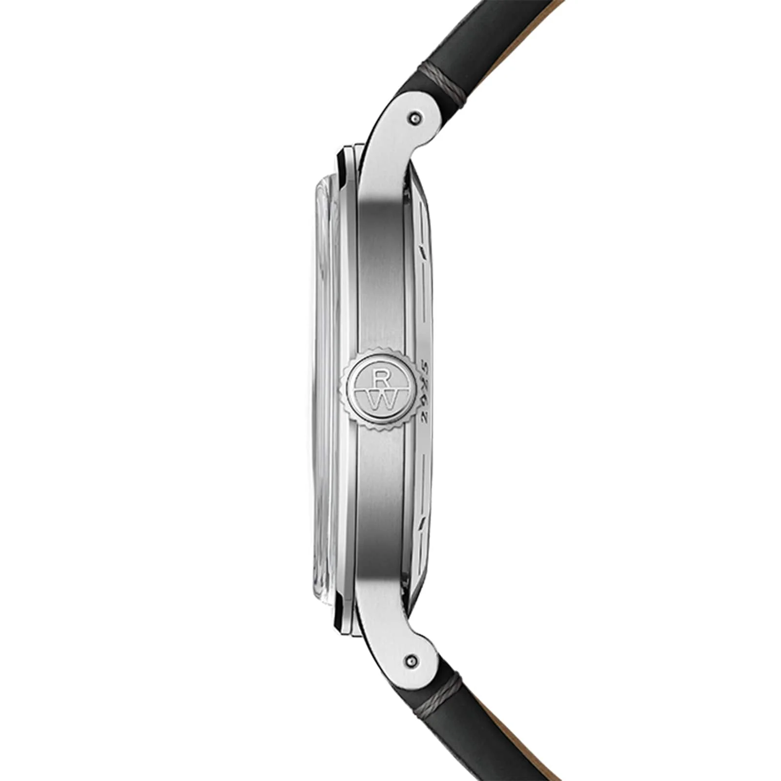 Millesime Automatic Grey Sector Dial | 39.5mm, Steel, Leather, Black Dial - Image 3