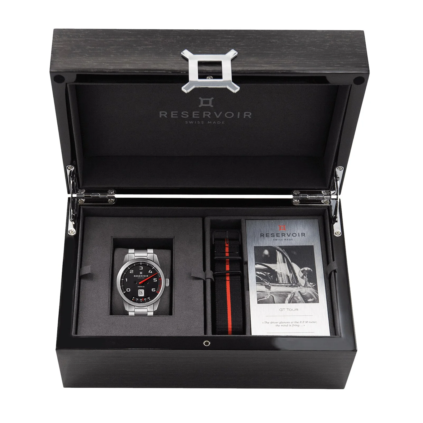 GT Tour | 43mm, Steel, Black Dial - Image 4